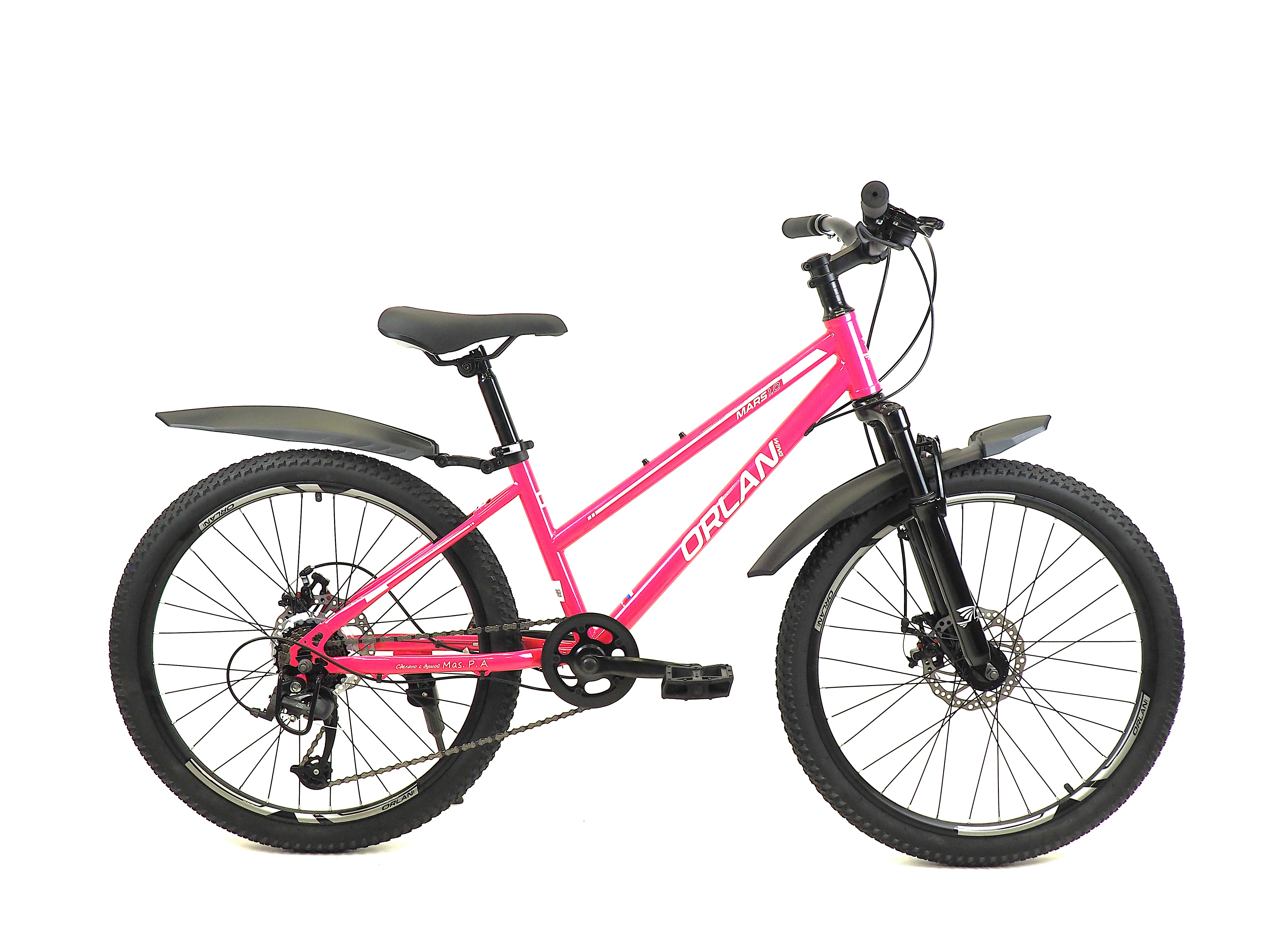 Велосипед ORLAN WING 24" MARS 1.0 розовый, сталь, размер 12