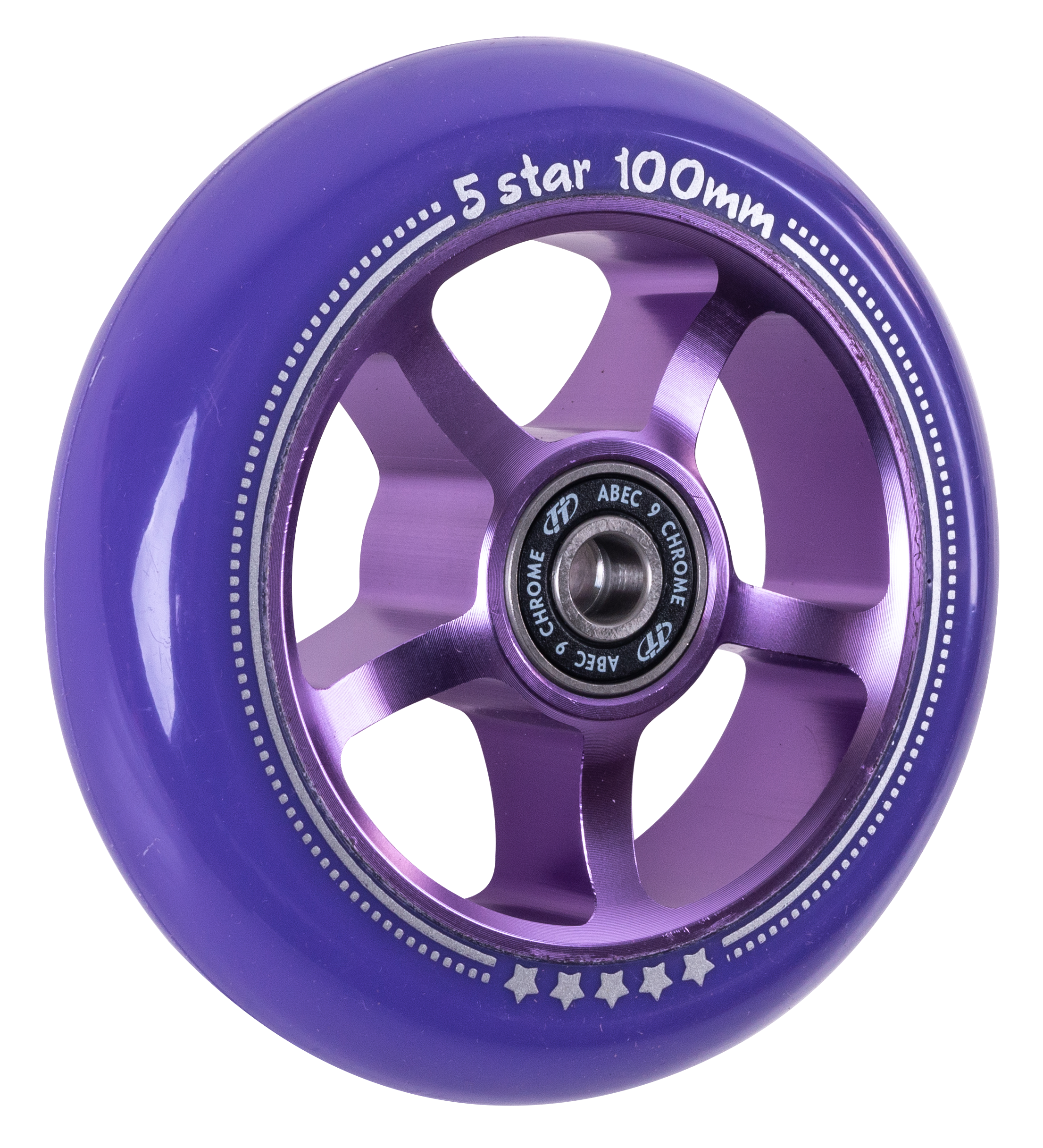 Колесо для самоката X-Treme 10024мм 5 star purple