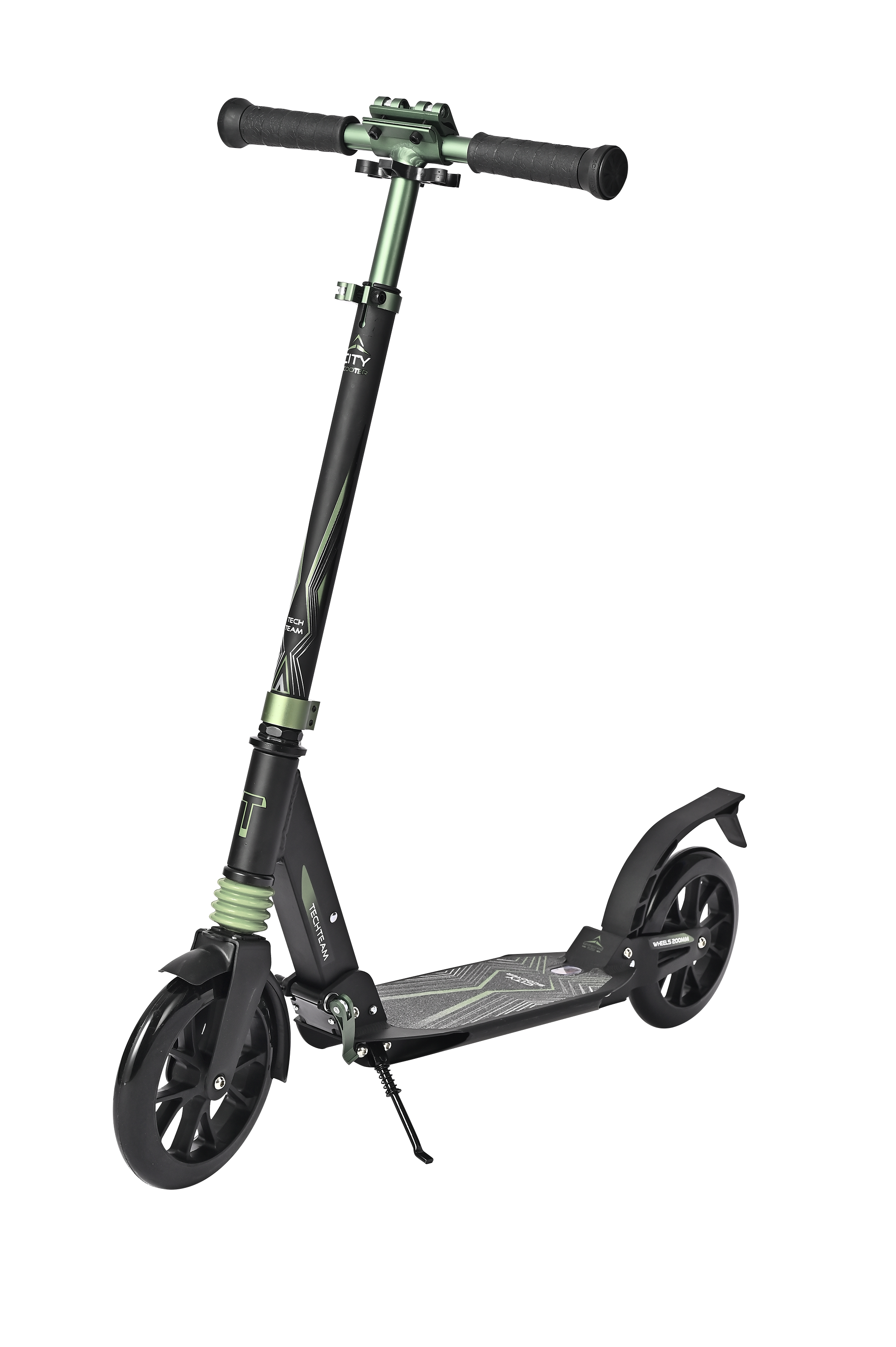 Самокат City scooter Disk Brake green 1/2