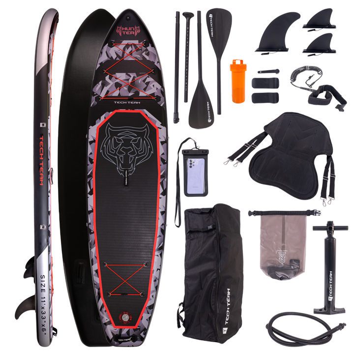 Сапборд Hunter (Grey) 335x83x15 см (сиденье в комплекте)