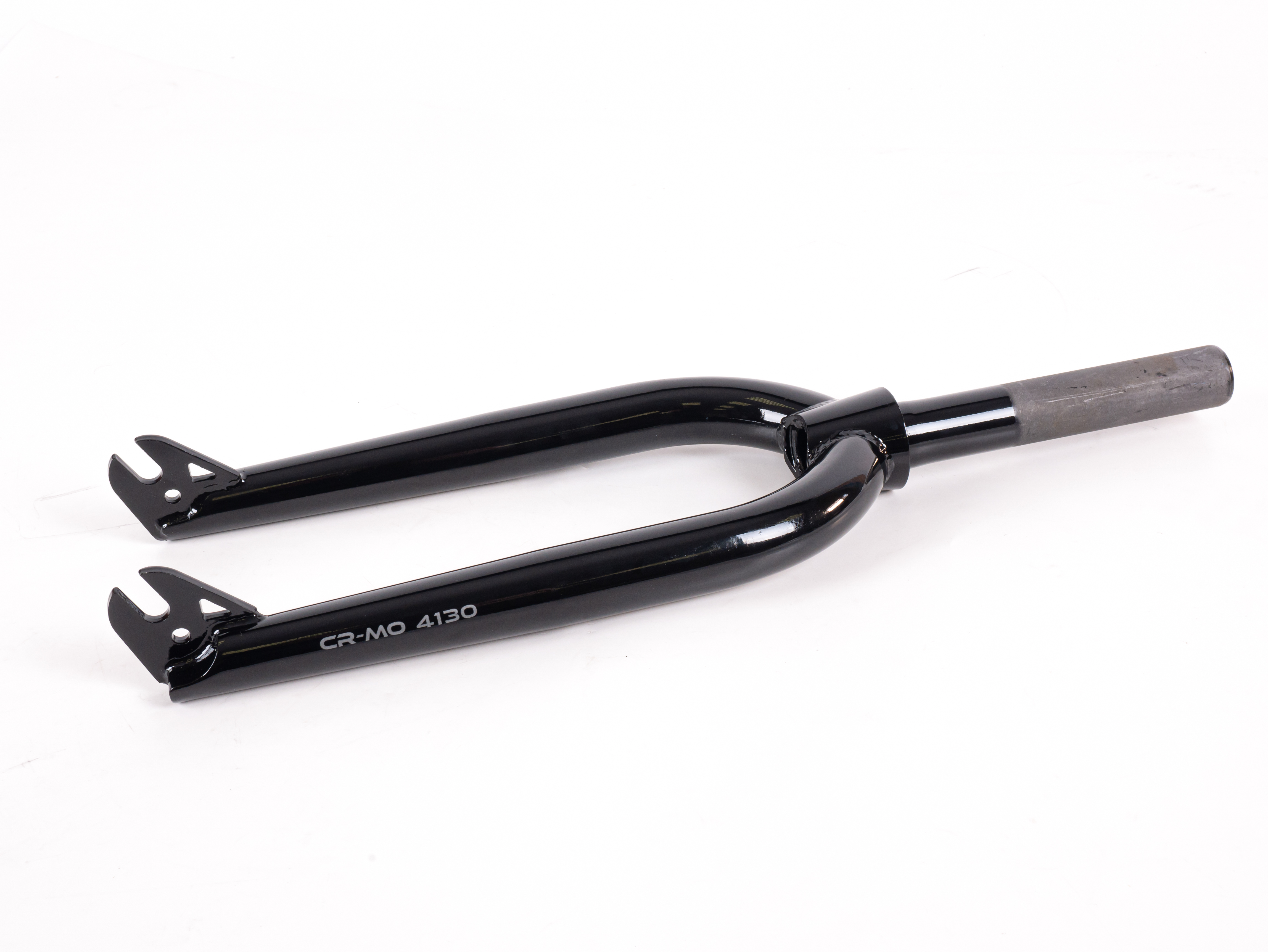 Вилка БМХ 20, шток 1 1/8x161 мм под топ-кэп M25x1, Cr-Mo 4130, баттированая, черный (TWEN) FRK-20 20