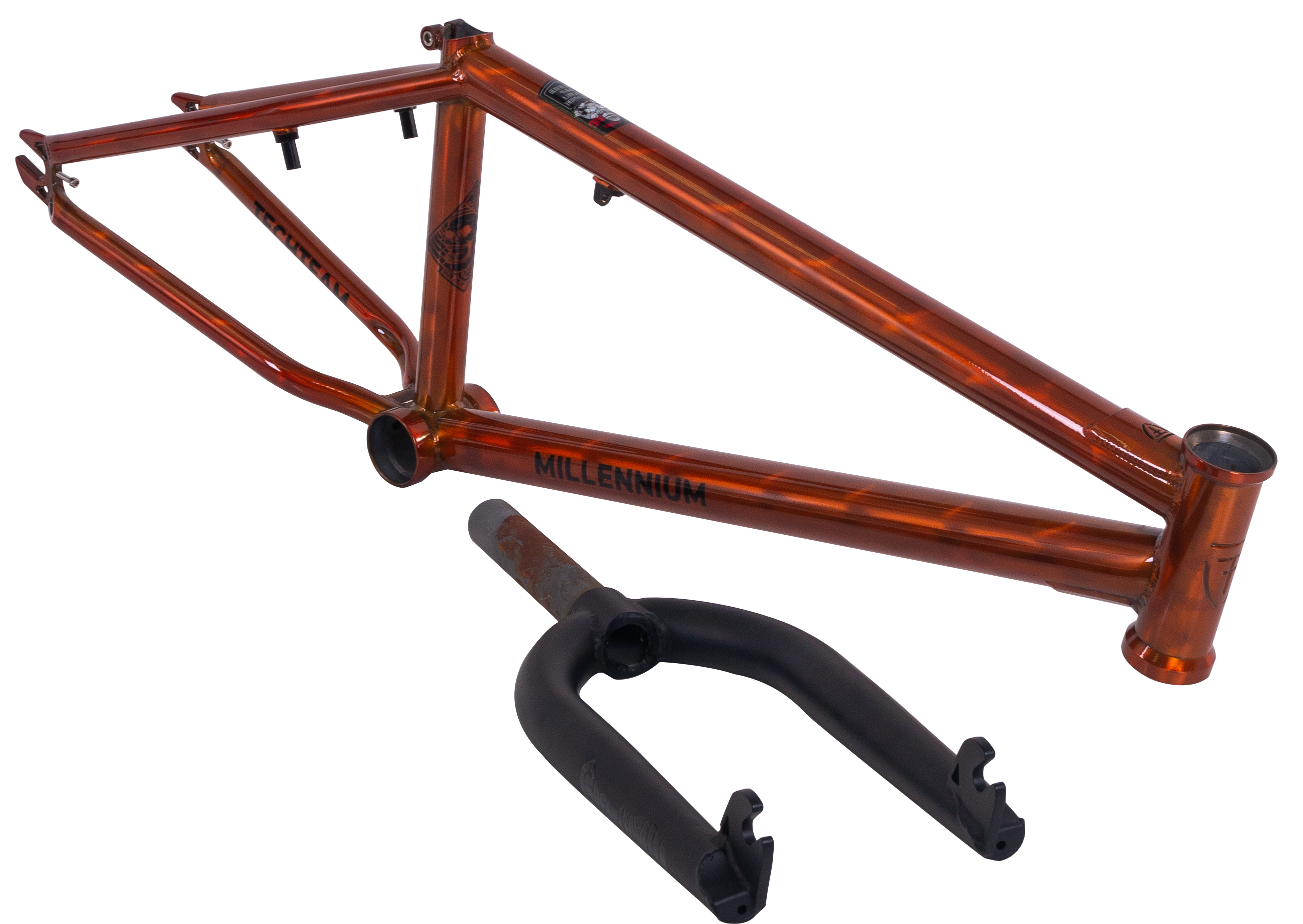 Фрейм сет (рама плюс вилка) Millennium  20х20,4 оранжевый 2024