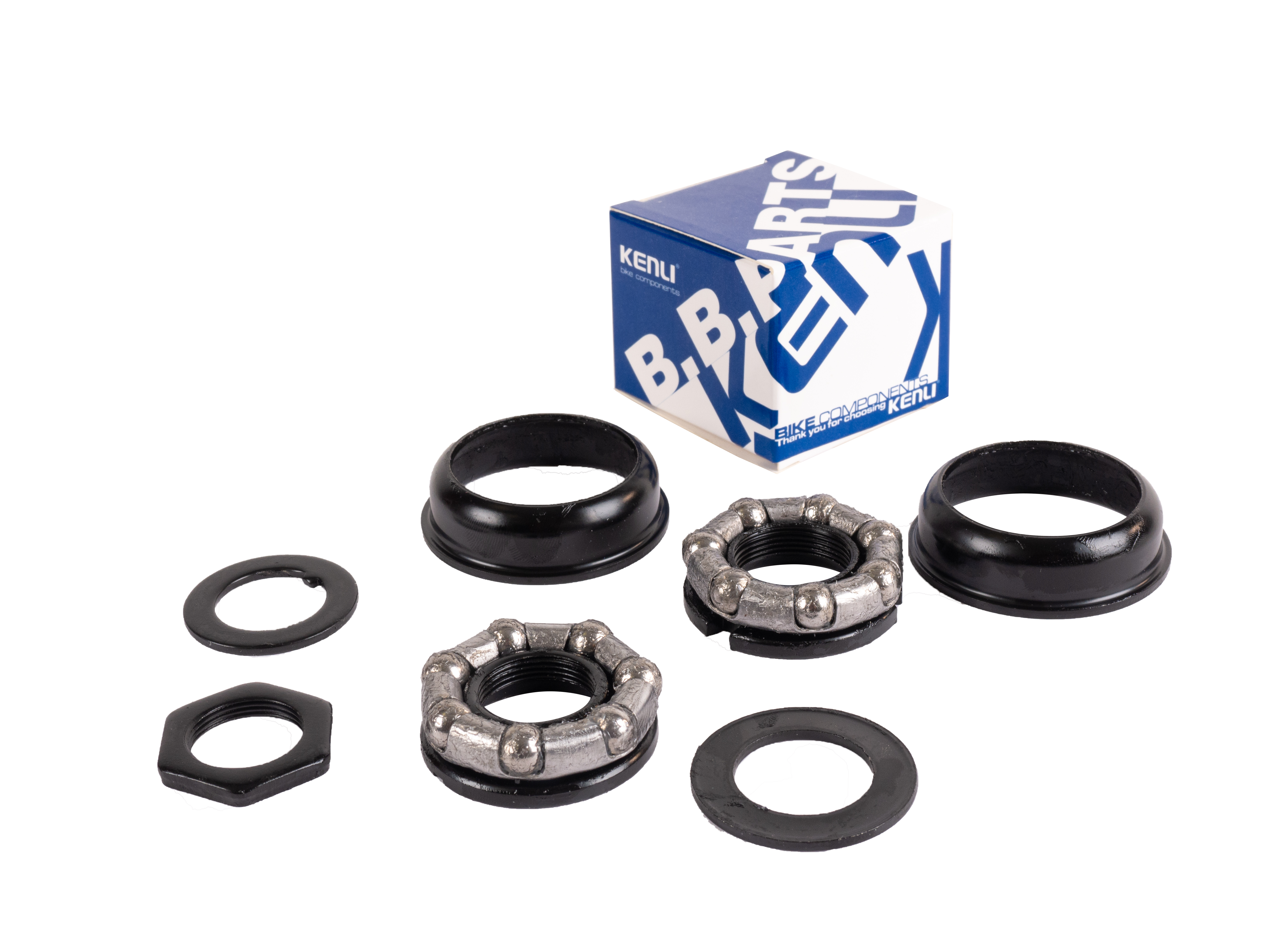 Каретка KL-B43, 9 частей, подшипники 5/16x9, резьба R-15/16x24T, L-7/8x24T KL-B43