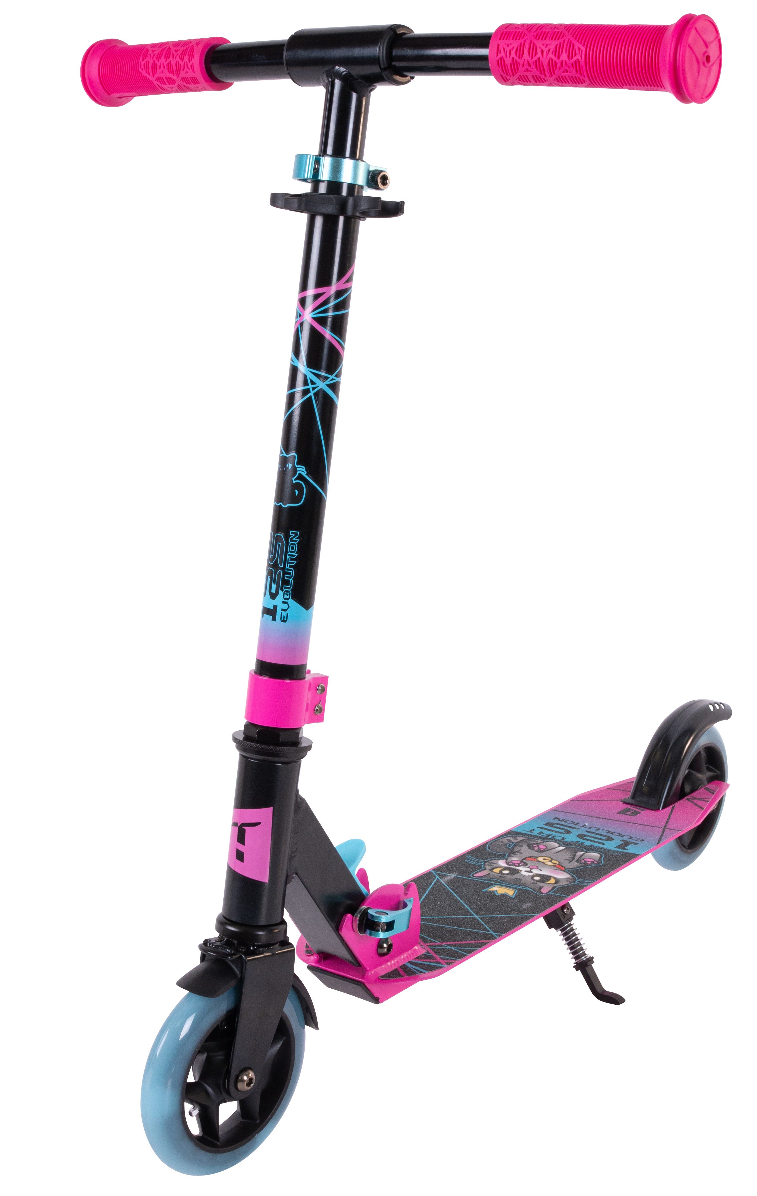 Самокат Comfort 125 evolution pink 1/4