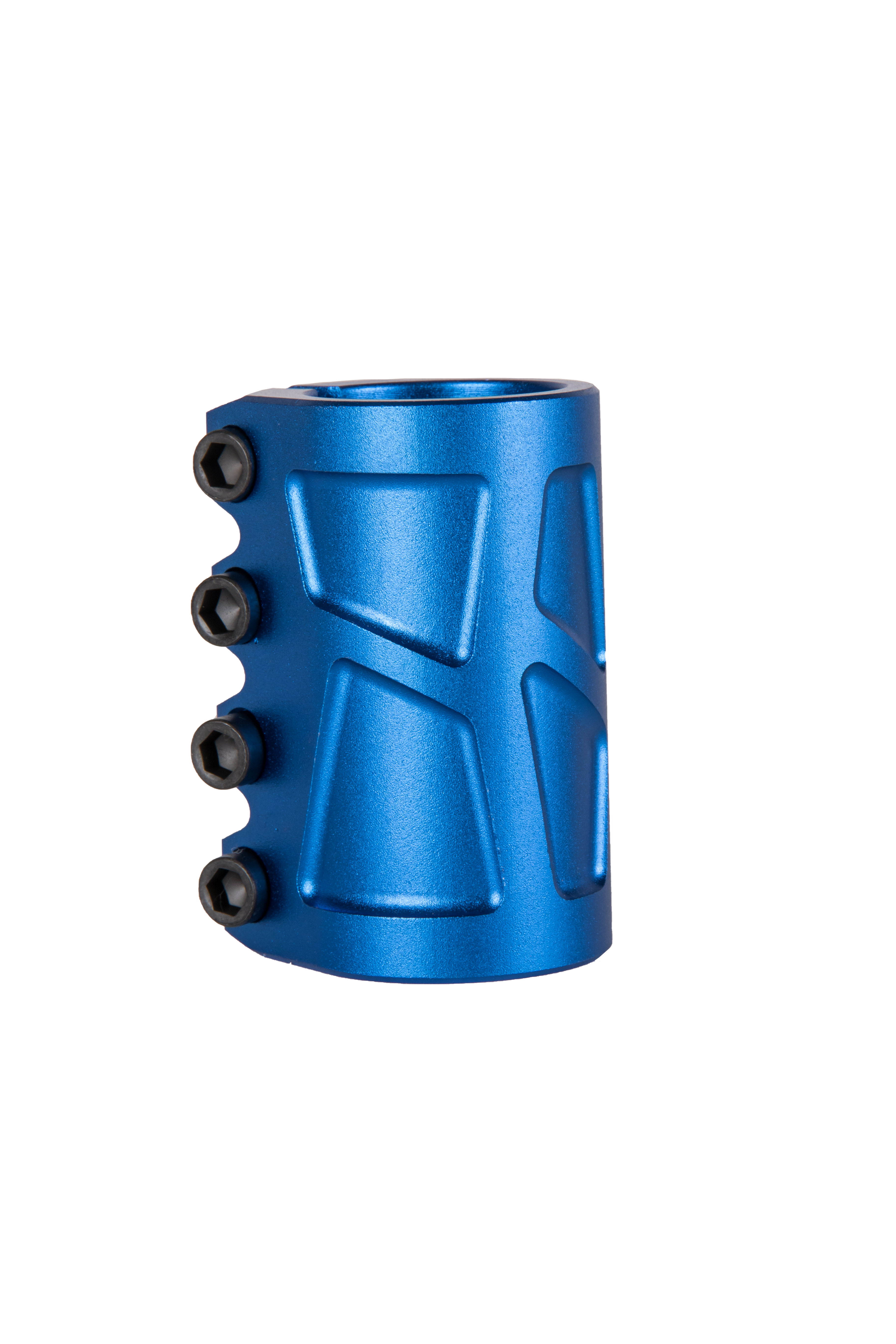 Зажим 4 болта GV, SCS (CHOPPER) blue