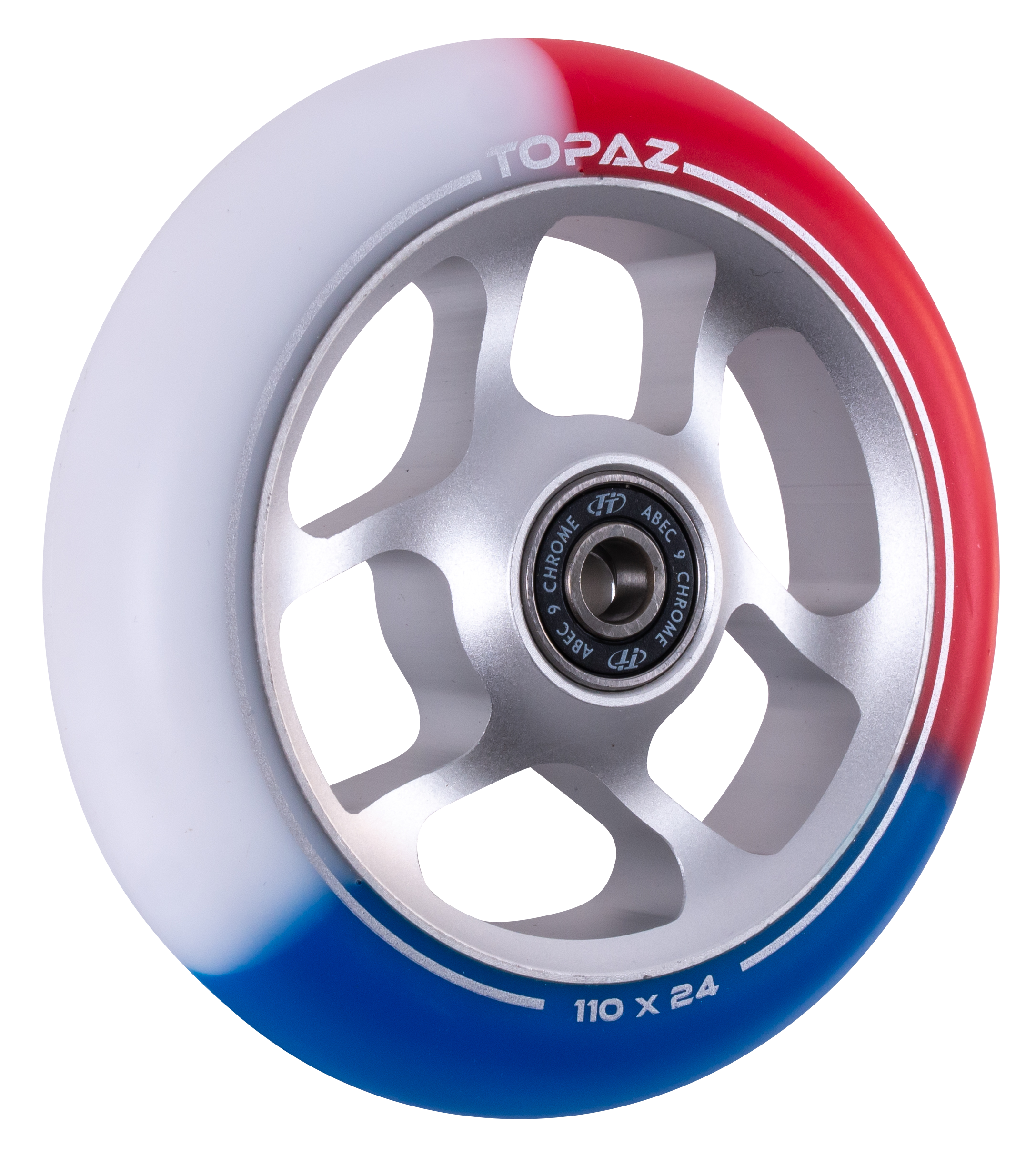 Колесо для самоката X-Treme 11024мм, Topaz, red