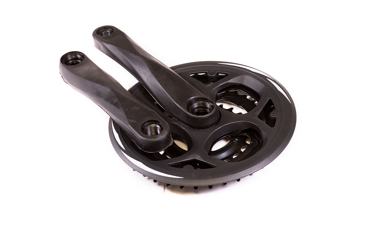 Шатуны-система TRIX, 3ск., 1/2х3/32, 24/34/42 зуб., сталь с защитой шатуны 170мм, сталь/пластик, рез