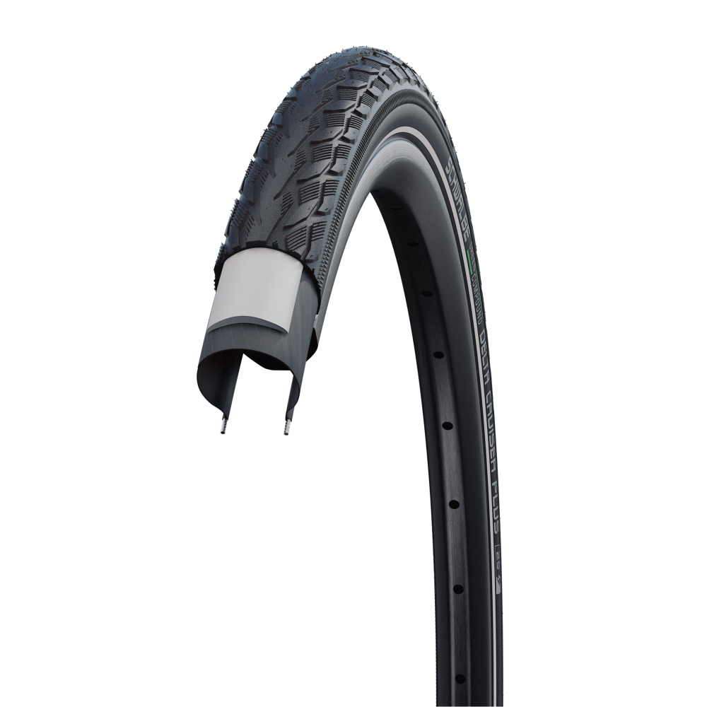Покрышка Schwalbe 26x1 3/8 (37-590) DELTA CRUISER PLUS PunctureGuard, TwinSkin B/BRT HS431