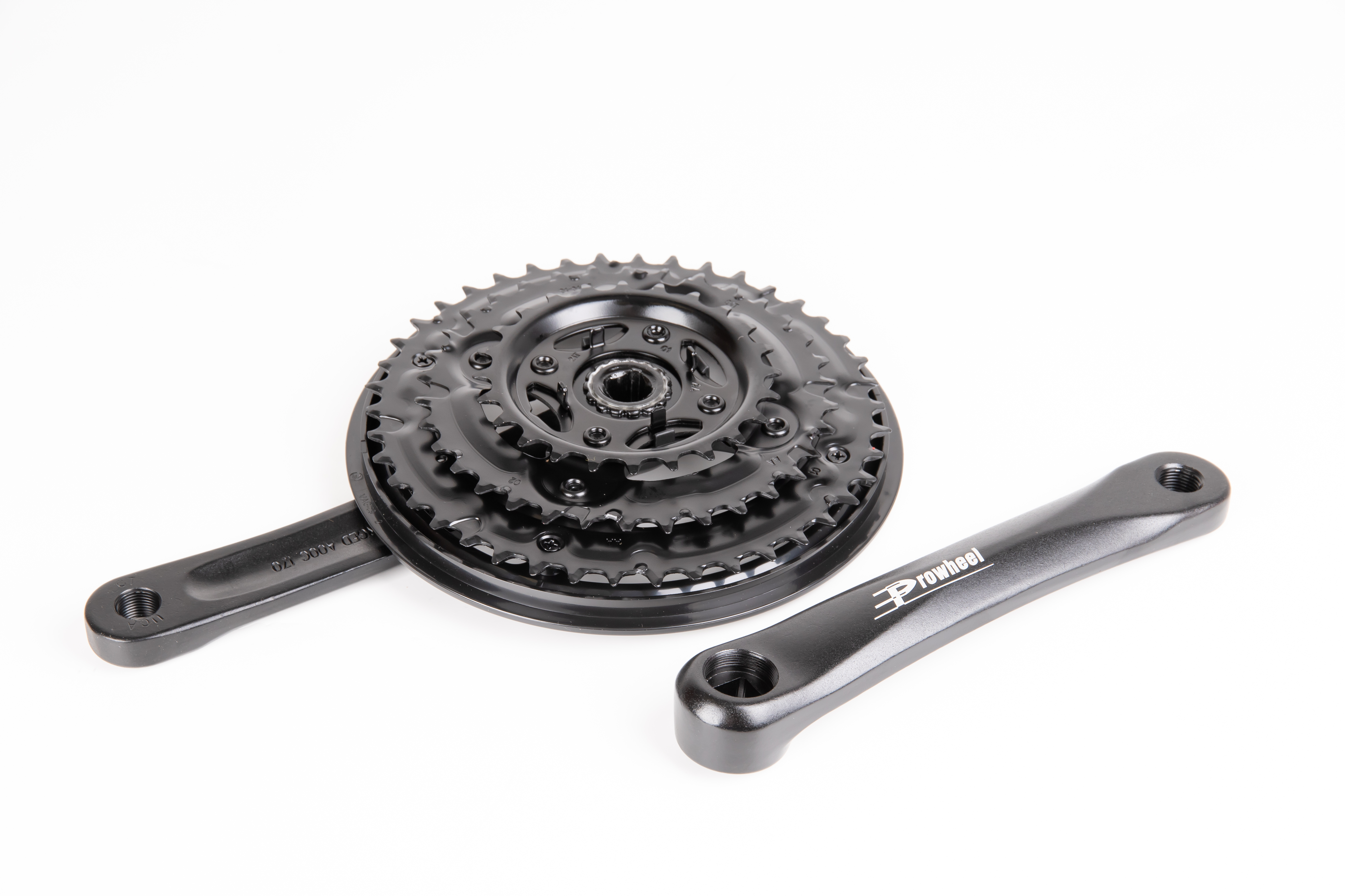 Система Prowheel MA-AC49 24/34/42T, 152 мм, алюм. под квадрат черный, 1/10 MA-AC49-152-3