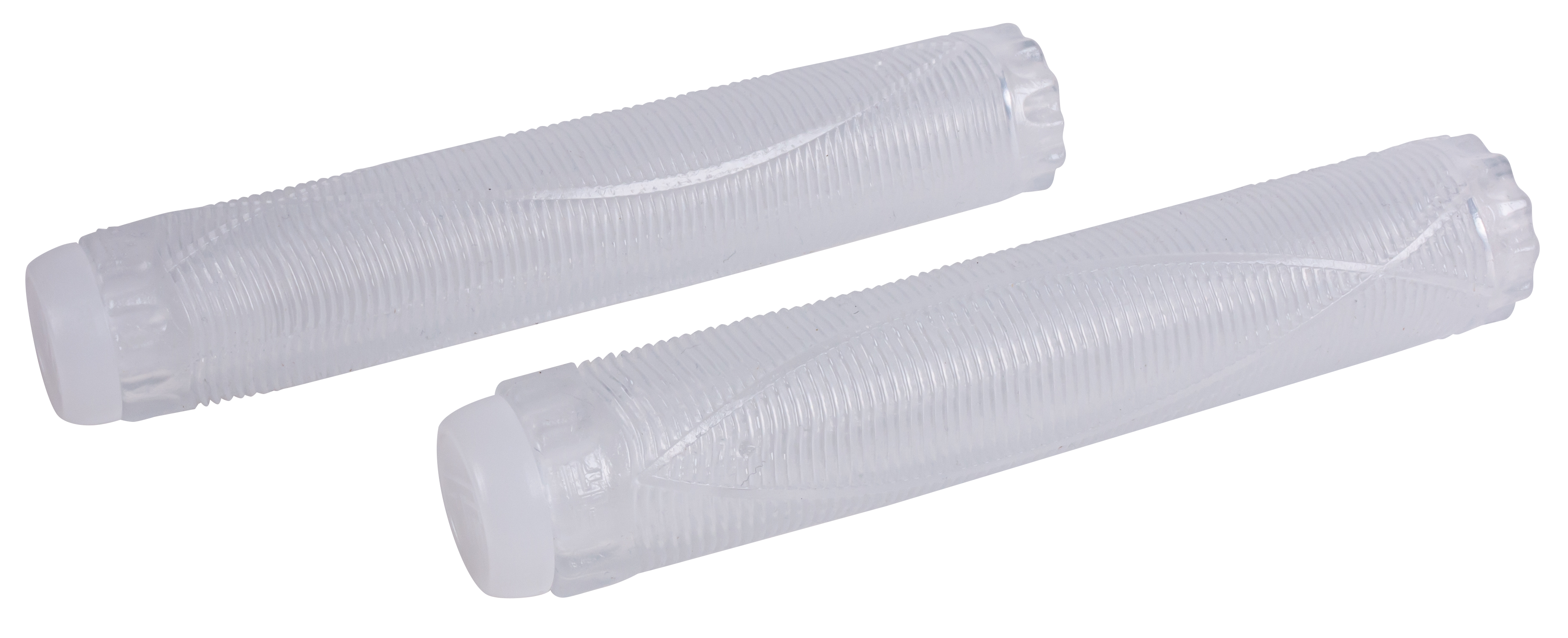 Н-р грипсы 2шт с барендами Fish, 170mm, Transparent, на трюковой самокат 1/100 294354