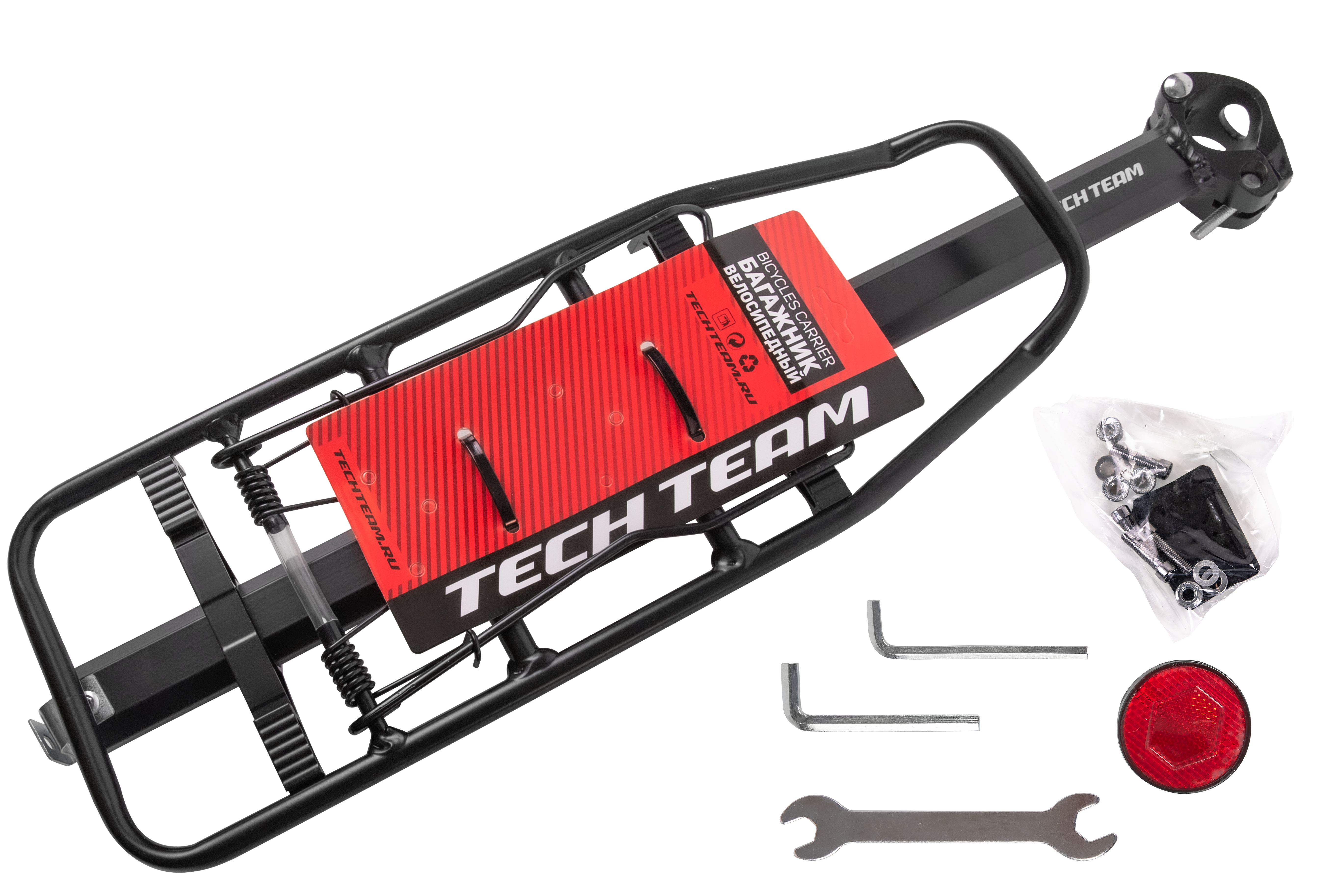 Багажник ал. д/вел с заж. быстросъмным креплением HS-H022D HS-H022D