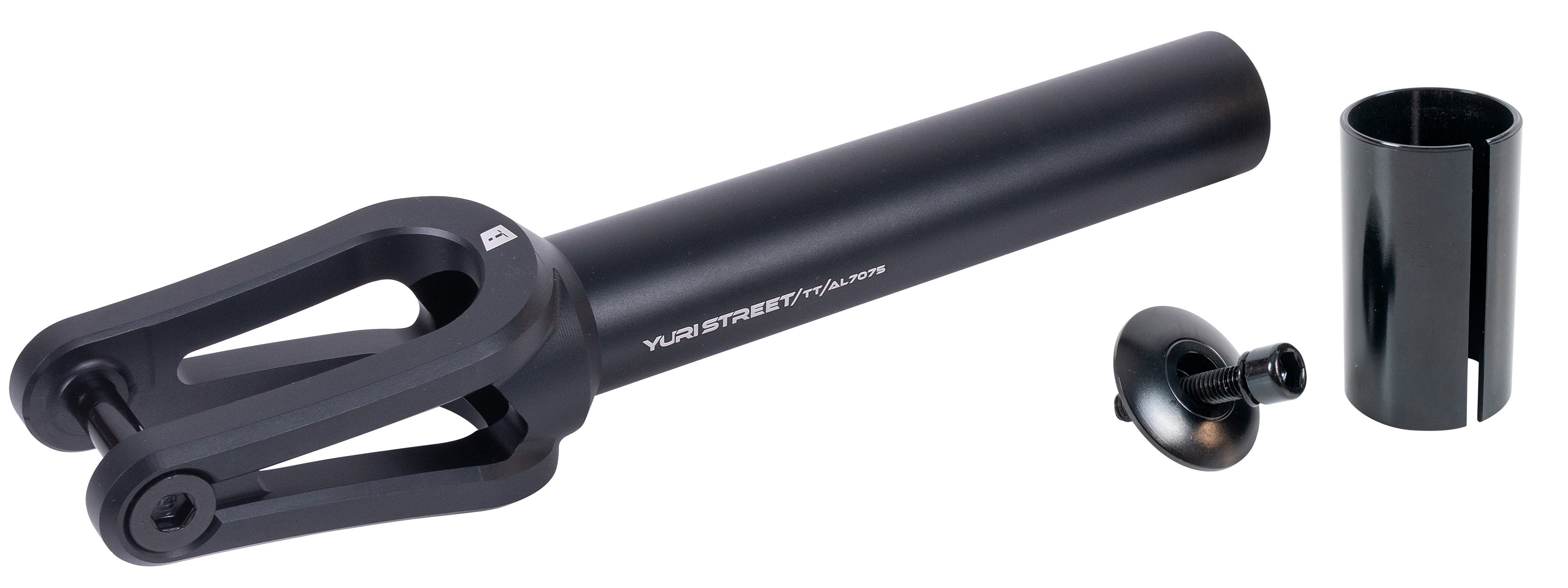 Вилка для X-Treme самоката, Yuri Street, AL 7075 (SCS/HIC 24x120мм колеса) Black