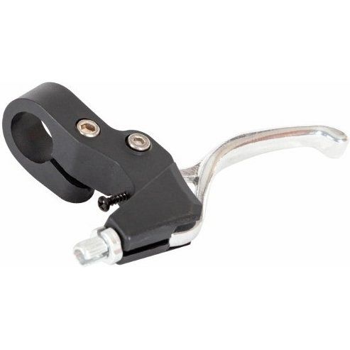 Ручки тормозные STG MBL-325PA для дет. вел., левая, 3 пальца, алюминий, черный с серебристым