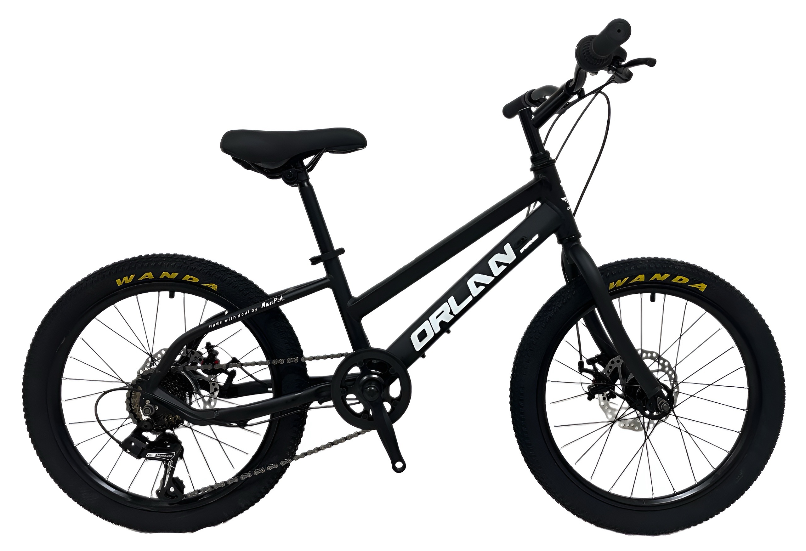 Велосипед ORLAN WING 20" SHIFT 1.0 черный, алюминий, размер 10,5