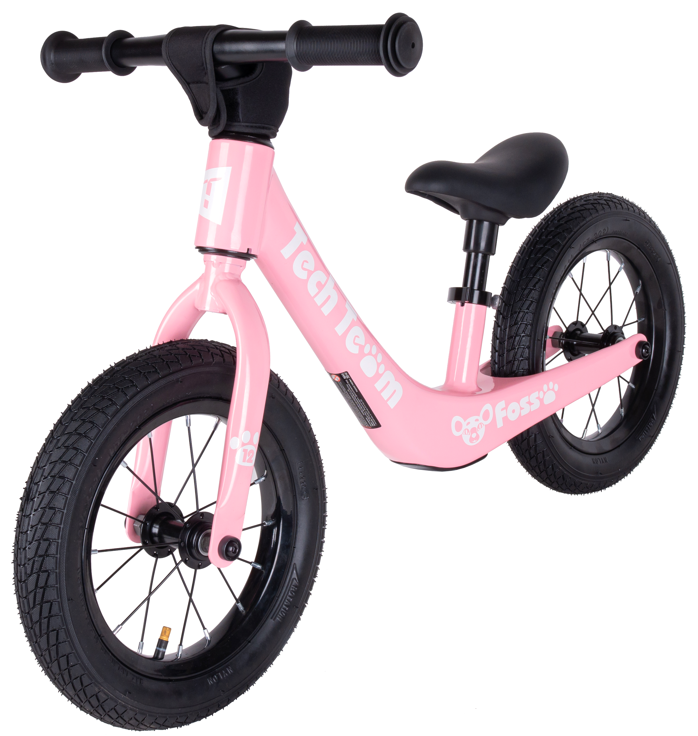 Беговел Fossa розовый 1/1  колпачки