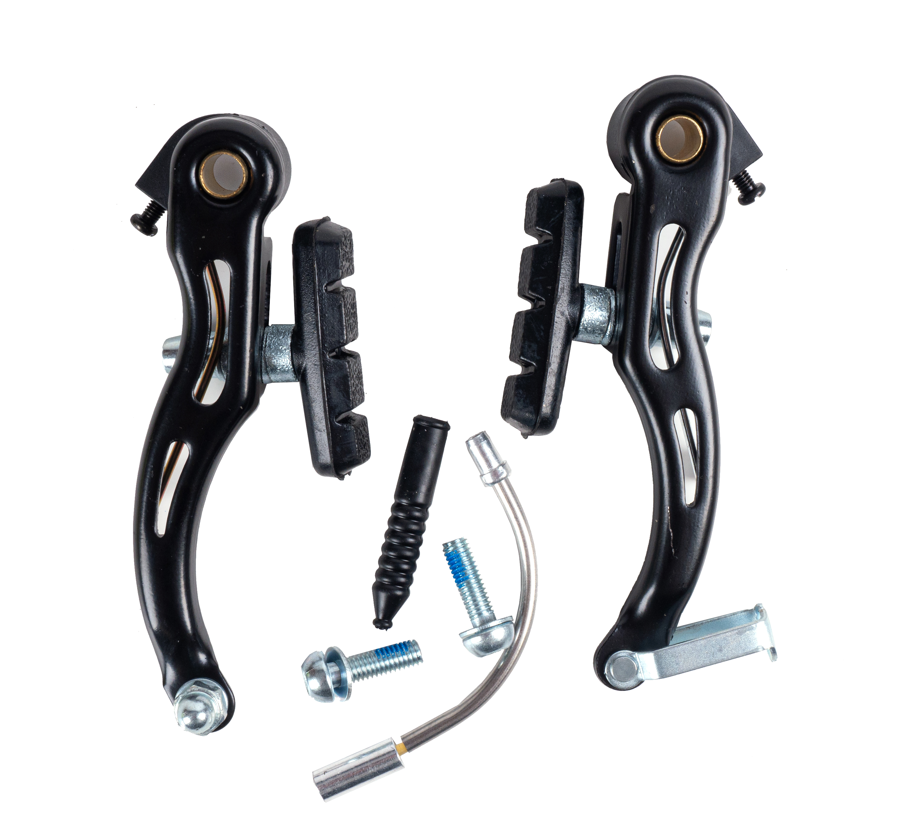 Тормоз V-типа универсальный Logan VB-968SK задний алюм. рычаги 110 мм, колодки 50мм VB-968SK R