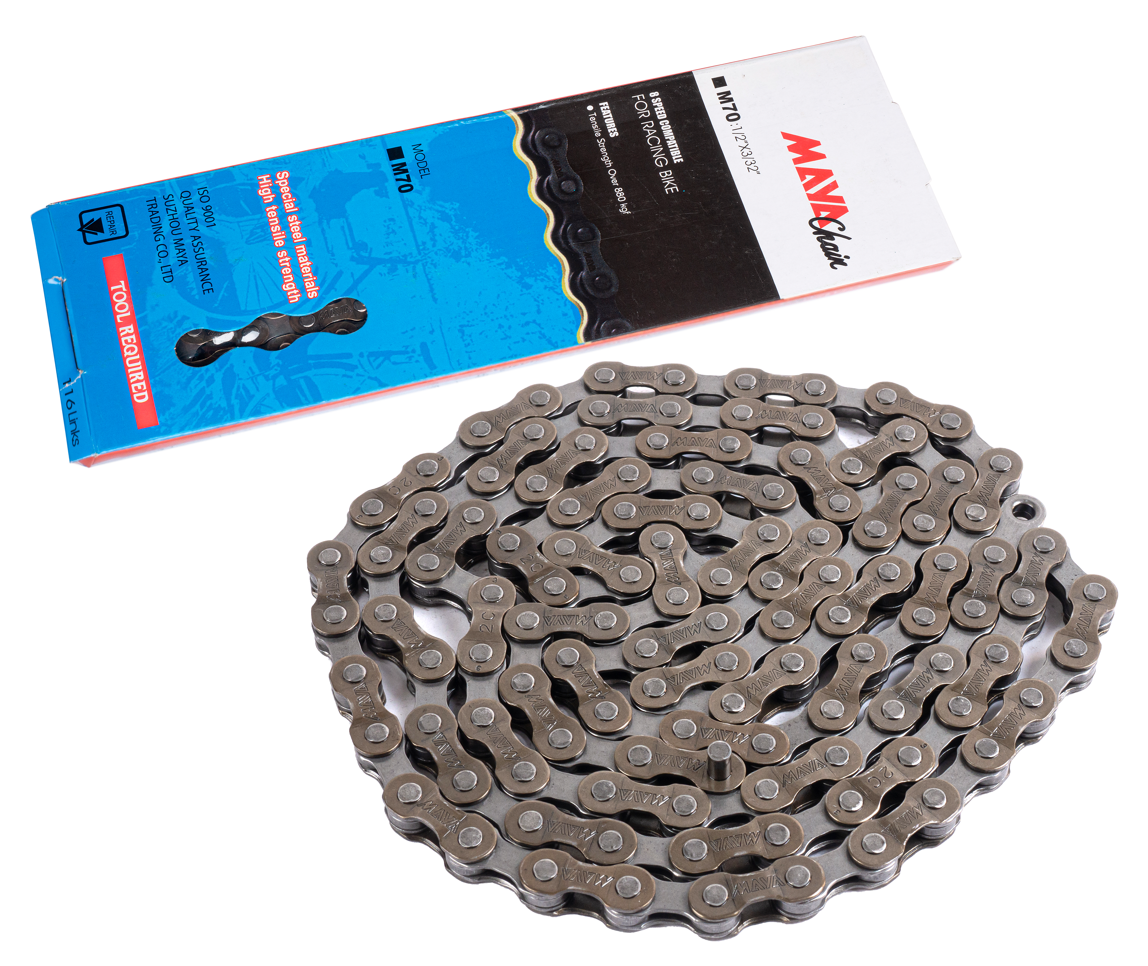 Цепь  7 скоростей, 116 звеньев, MAYA 1/50 M50