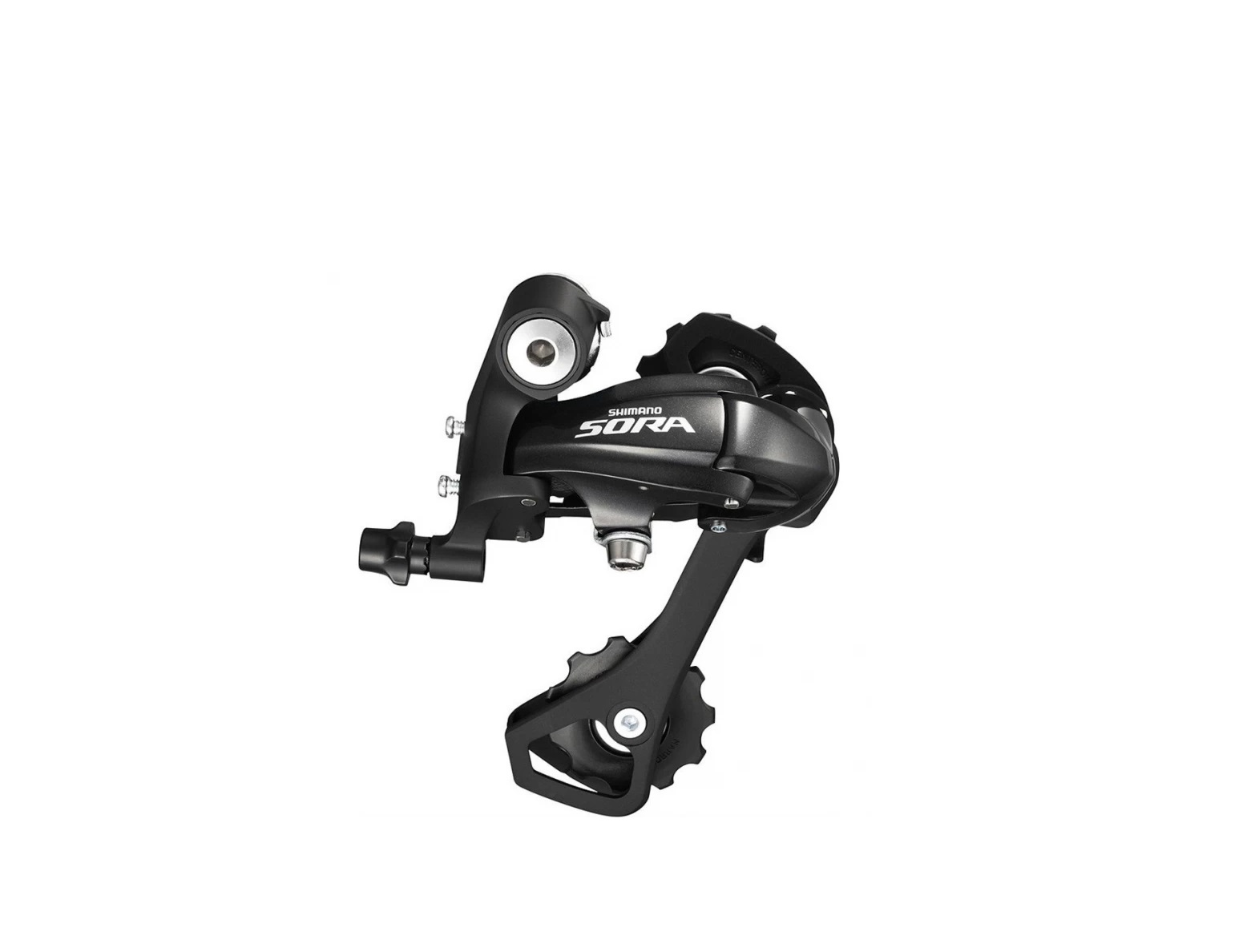 Переключатель задний Shimano Sora, R3000, GS, 9 скоростей, крепление на болт, черный, без упаковки