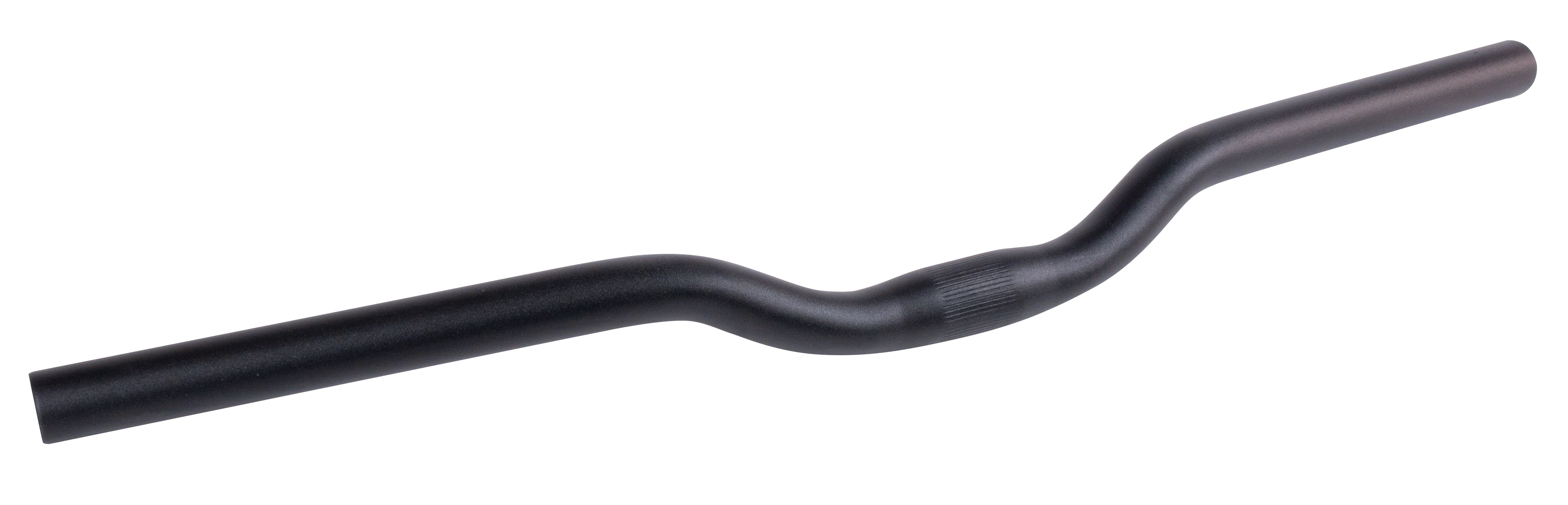 Руль стальной 580мм, зажим 25,4мм, подъем 20мм, загиб 15 580/25.4/20/15