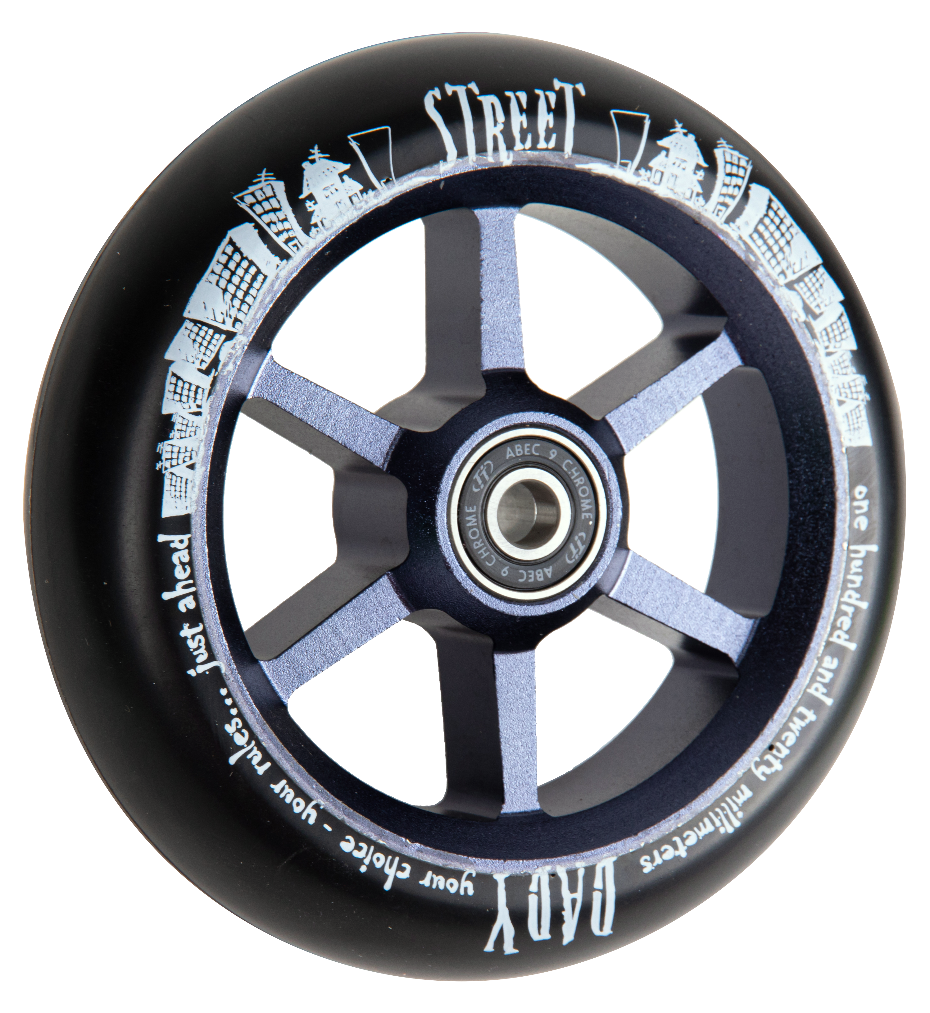 Колесо для самоката X-Treme 12030мм 6STStreet Dady, violet