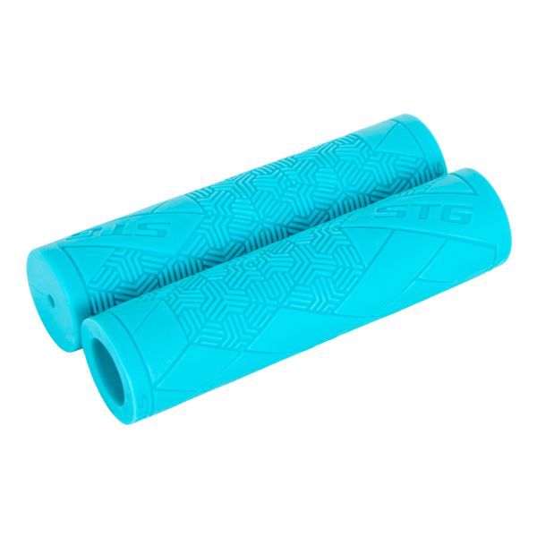 Грипсы STG Base, 126 мм, голубой