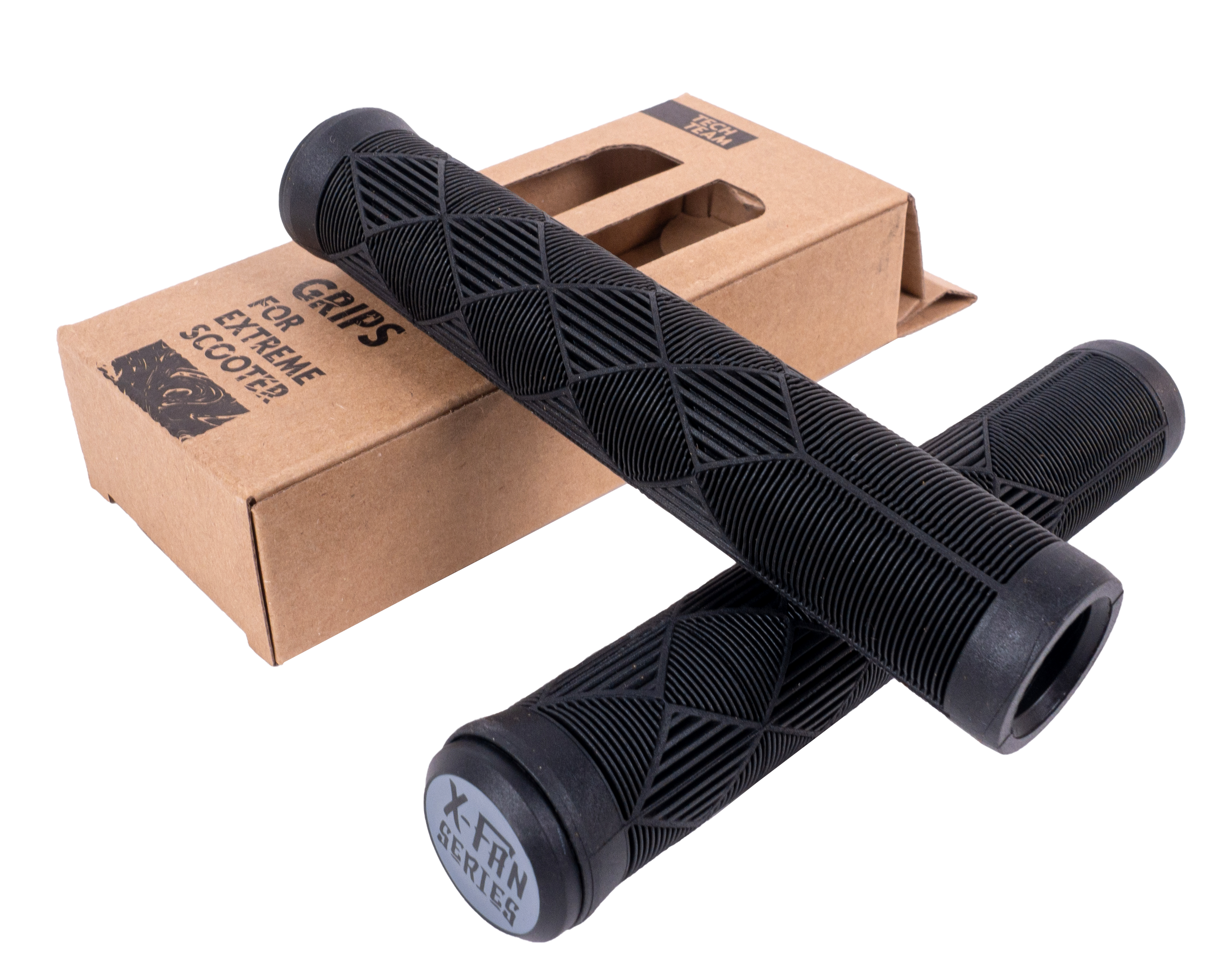 Грипсы 2шт с барендами  Comrade black