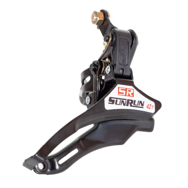 Переключатель скоростей перед.Front derailleur 6/7sp compatible for 42/34/24 18T Capacity, downpull