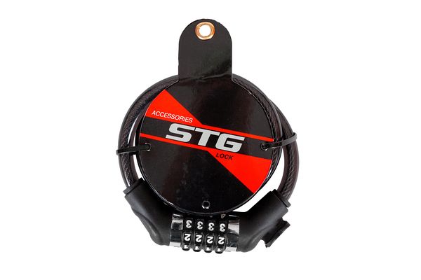 Замок, трос спиральный, кодовый диам.12х120см