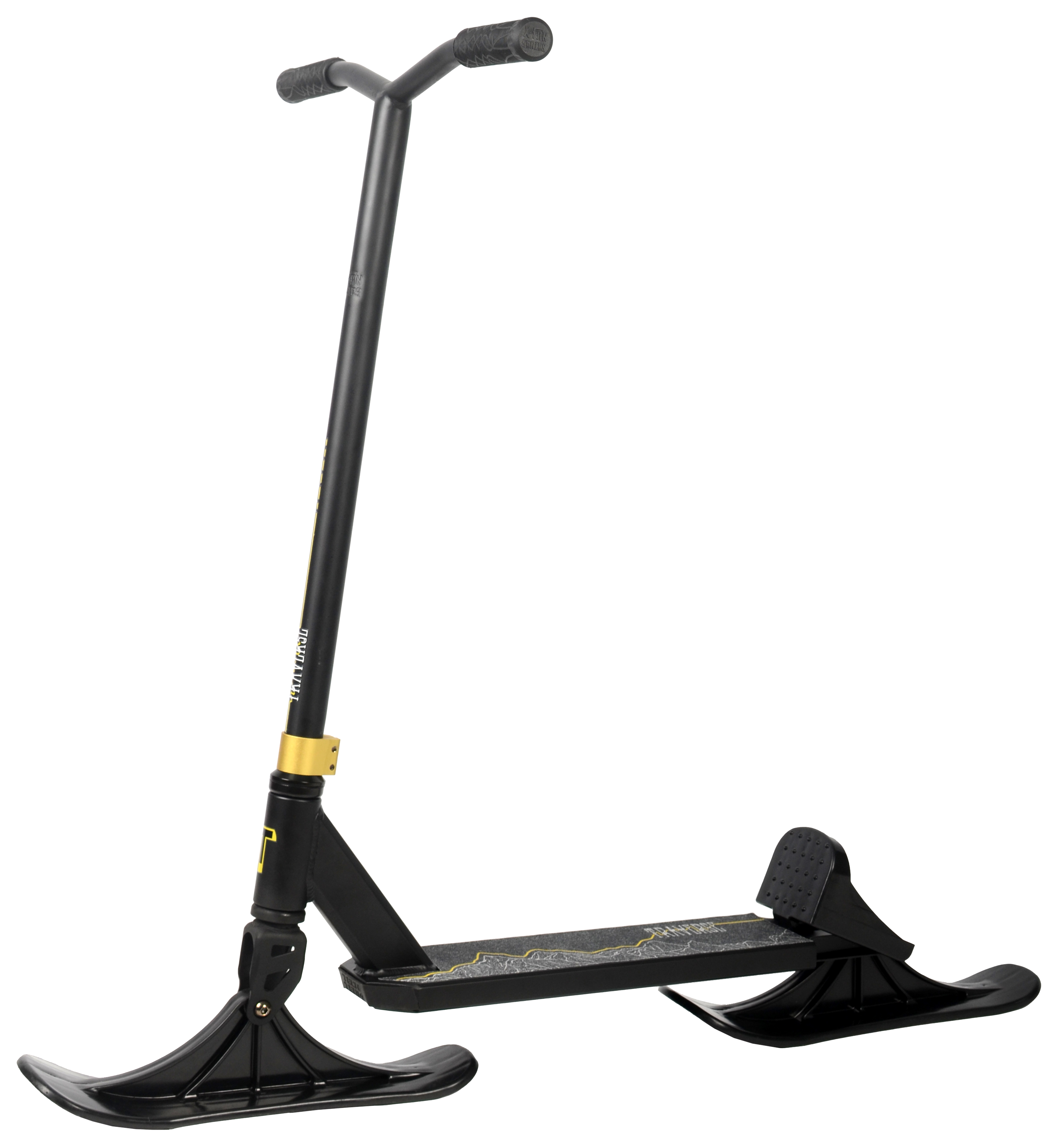 Самокат на лыжах TRAVERSE 1/4 ЧЁРНЫЙ