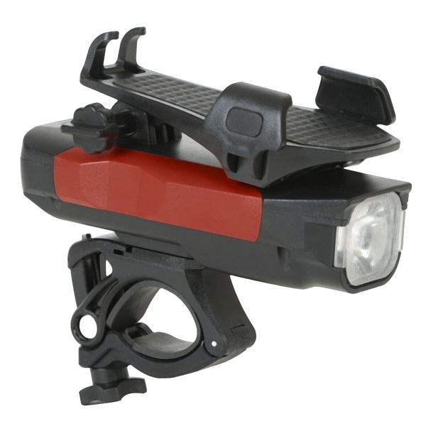 Фонарь передний STG B752 550Lm  4000mAH с держателем телефона.