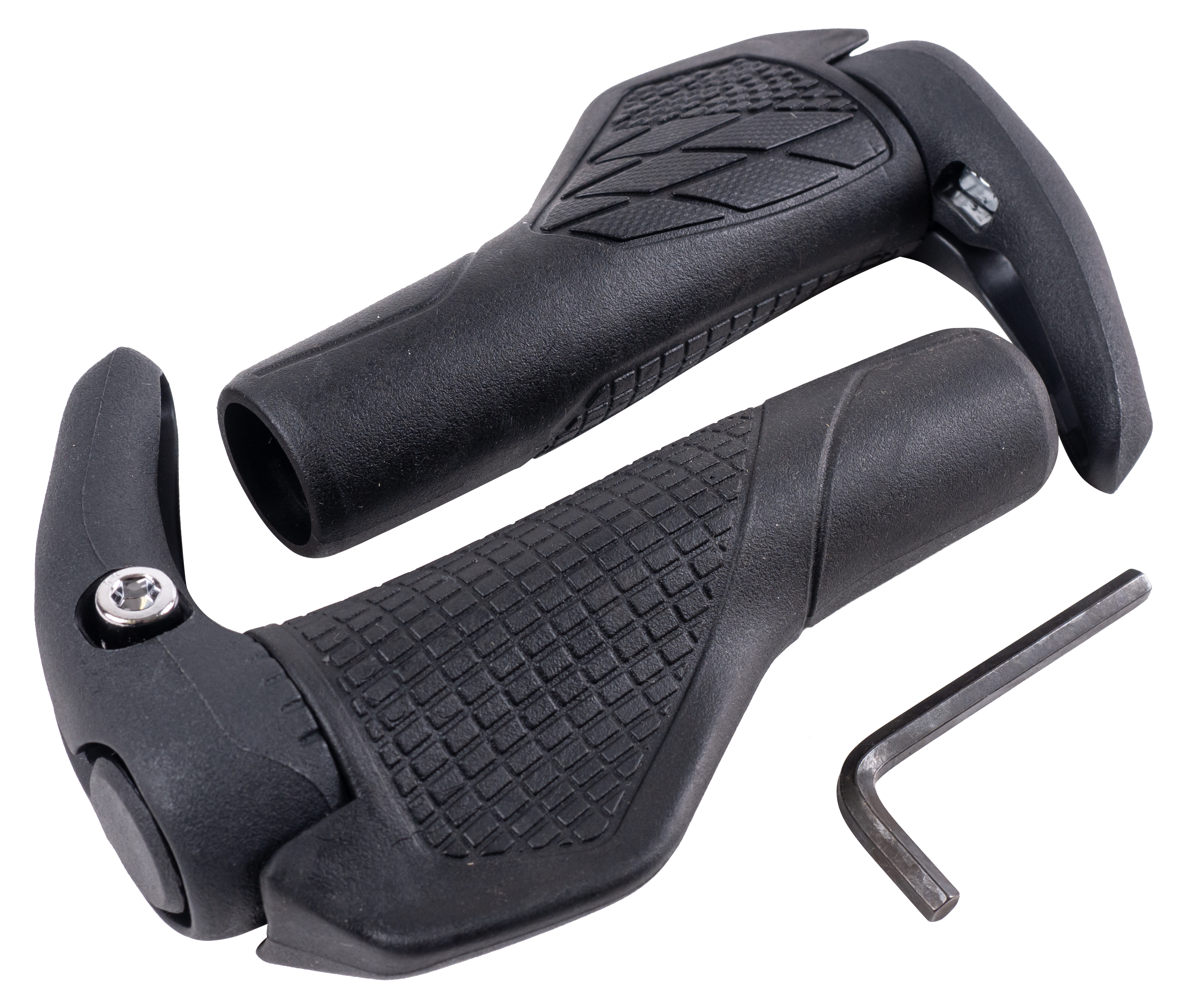 Грипсы эргономичные TPE с рогами 135 мм SZ-060 SZ-060