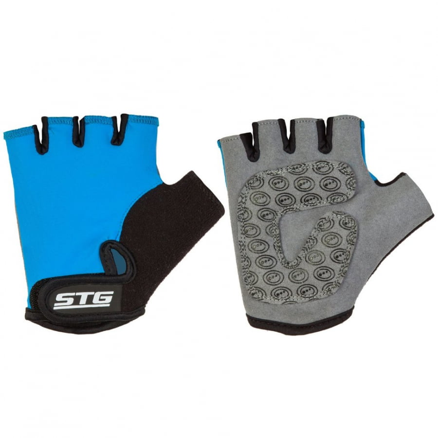 Велоперчатки kids STG 819 Синие Х87905