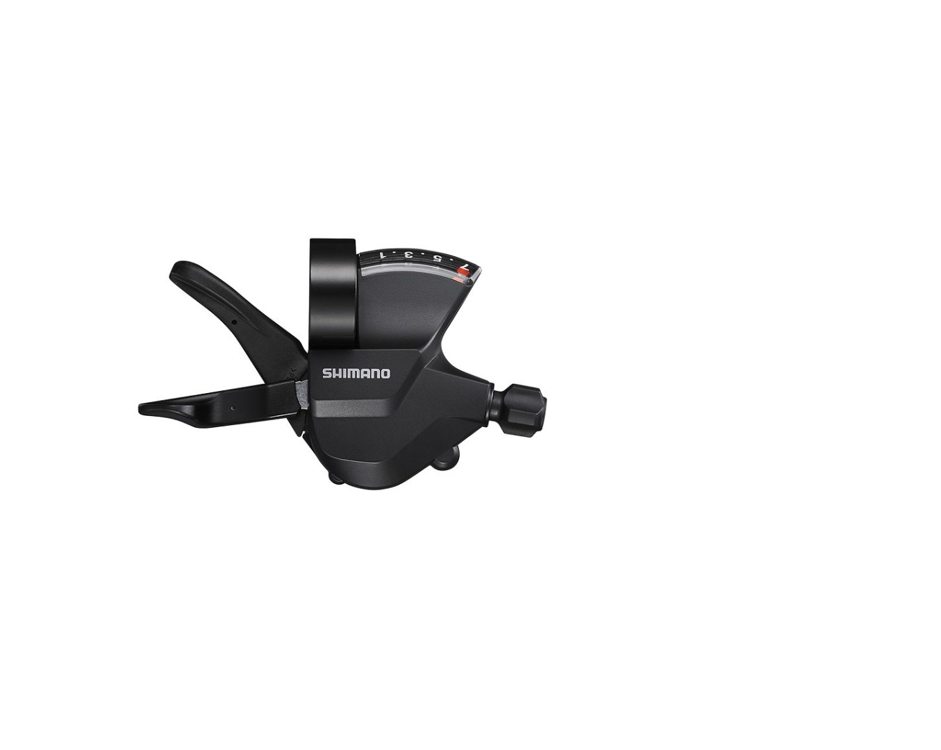 Шифтер Shimano Altus, M315, правый, 7 скоростей, индикатор, трос 2050мм, черный, без упаковки