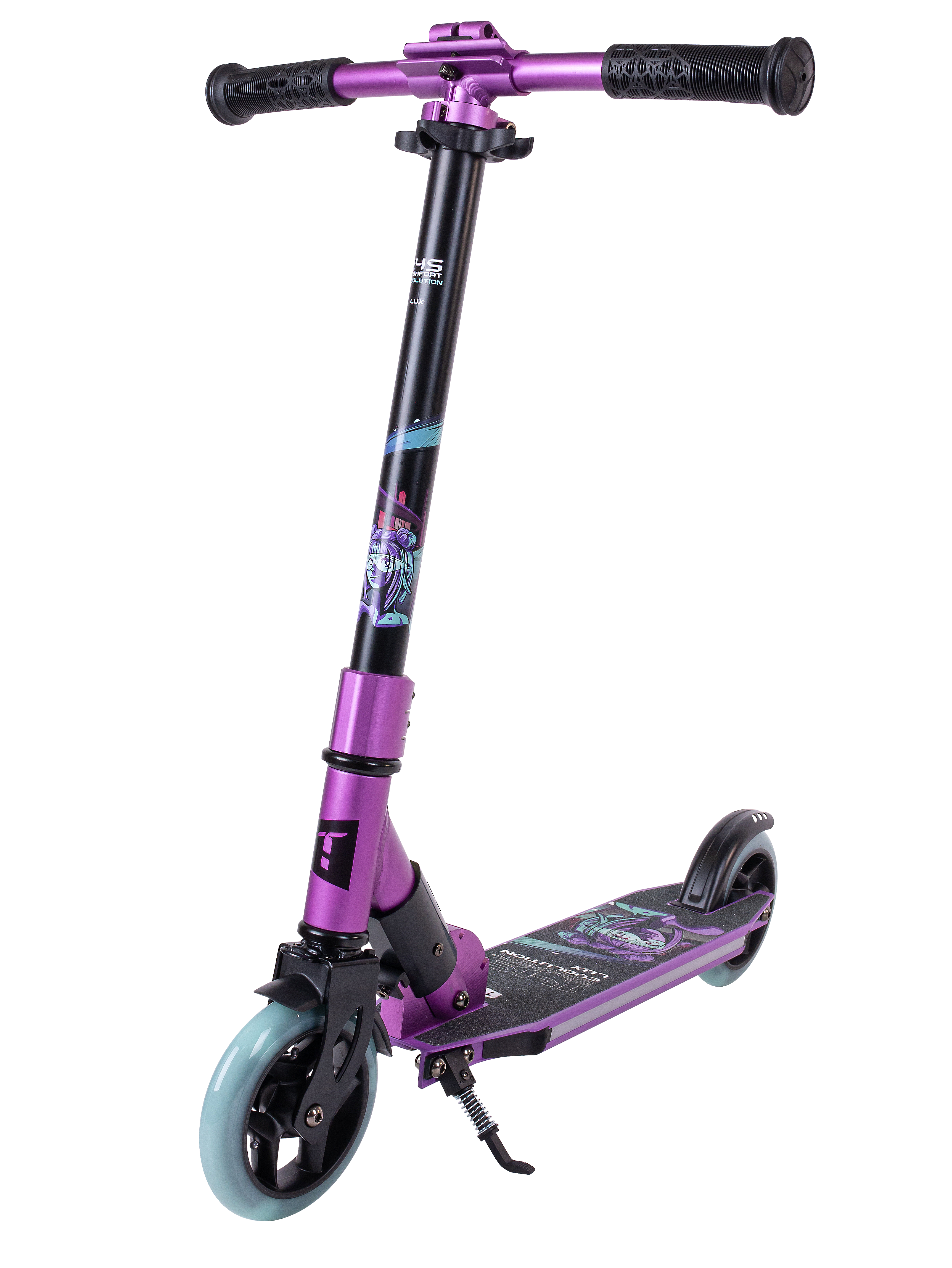 Самокат Comfort 145 evolution  lux purple 1/4
