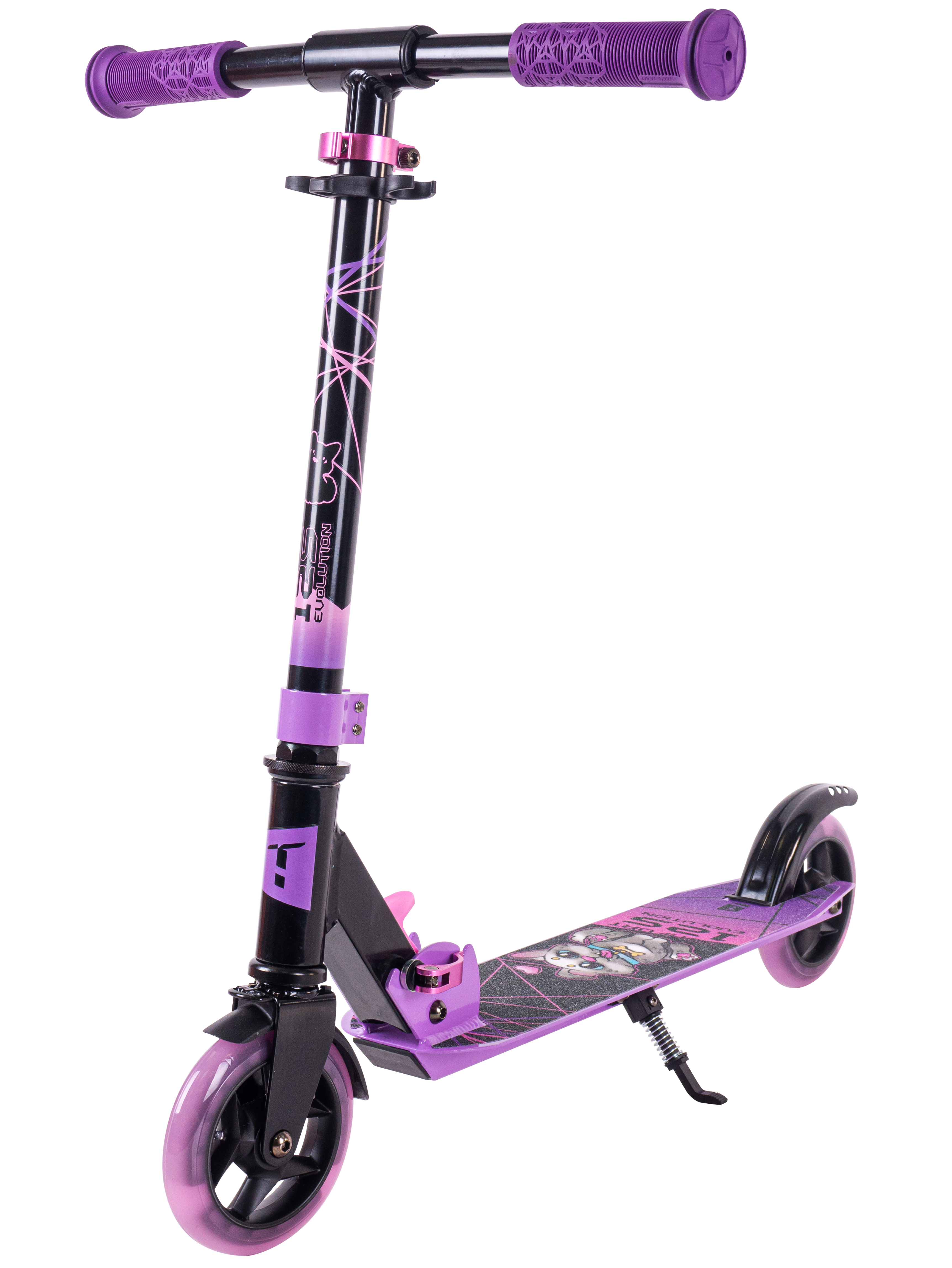 Самокат Comfort 125 evolution purple 1/4