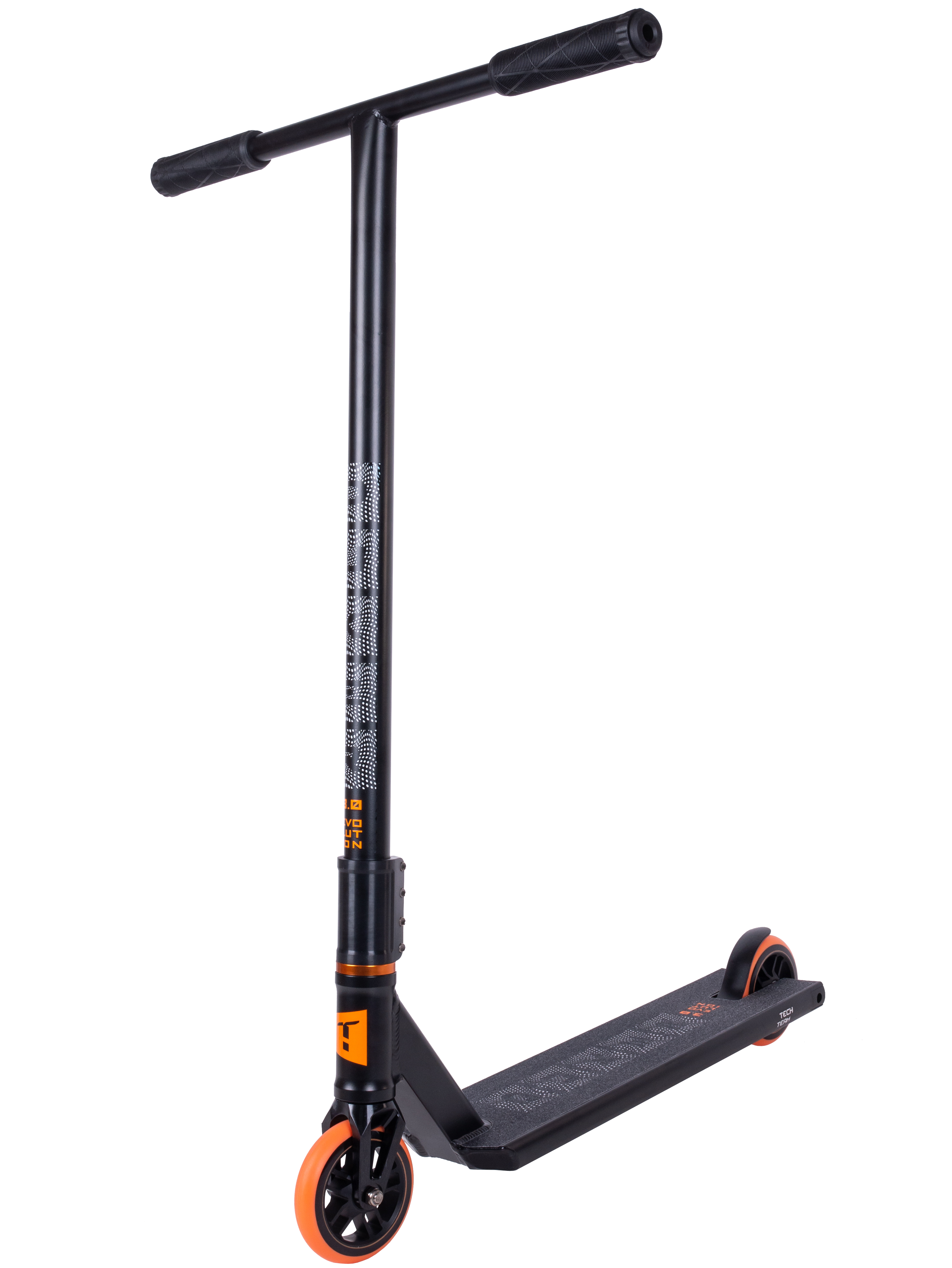 Самокат трюковой Duker 3.0  black/orange1/4