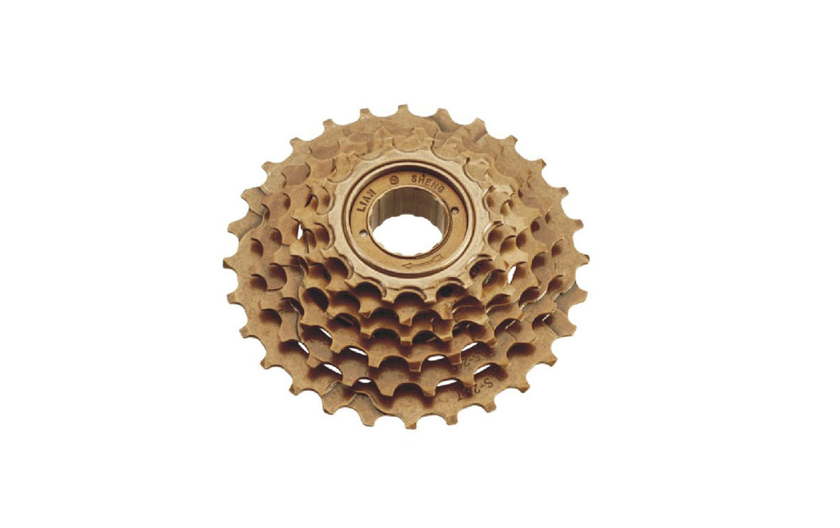 Трещотка TRIX 6 скоростей, зубья 14-28T, сталь, коричневая (50)