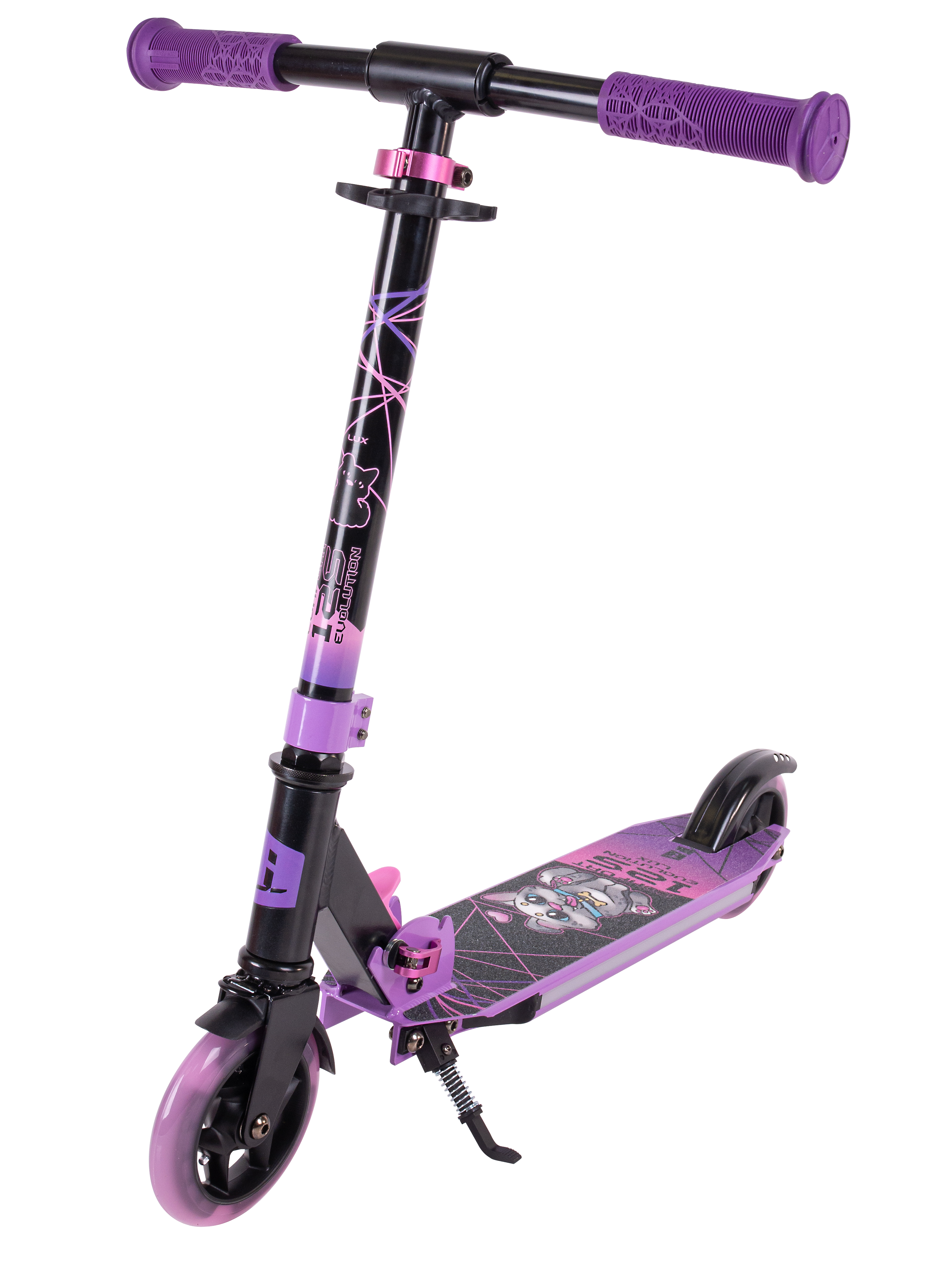 Самокат Comfort 125 evolution  lux purple 1/4