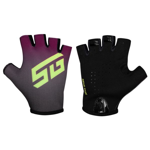 Перчатки STG Sens Skin, размер L, черный с бордовым