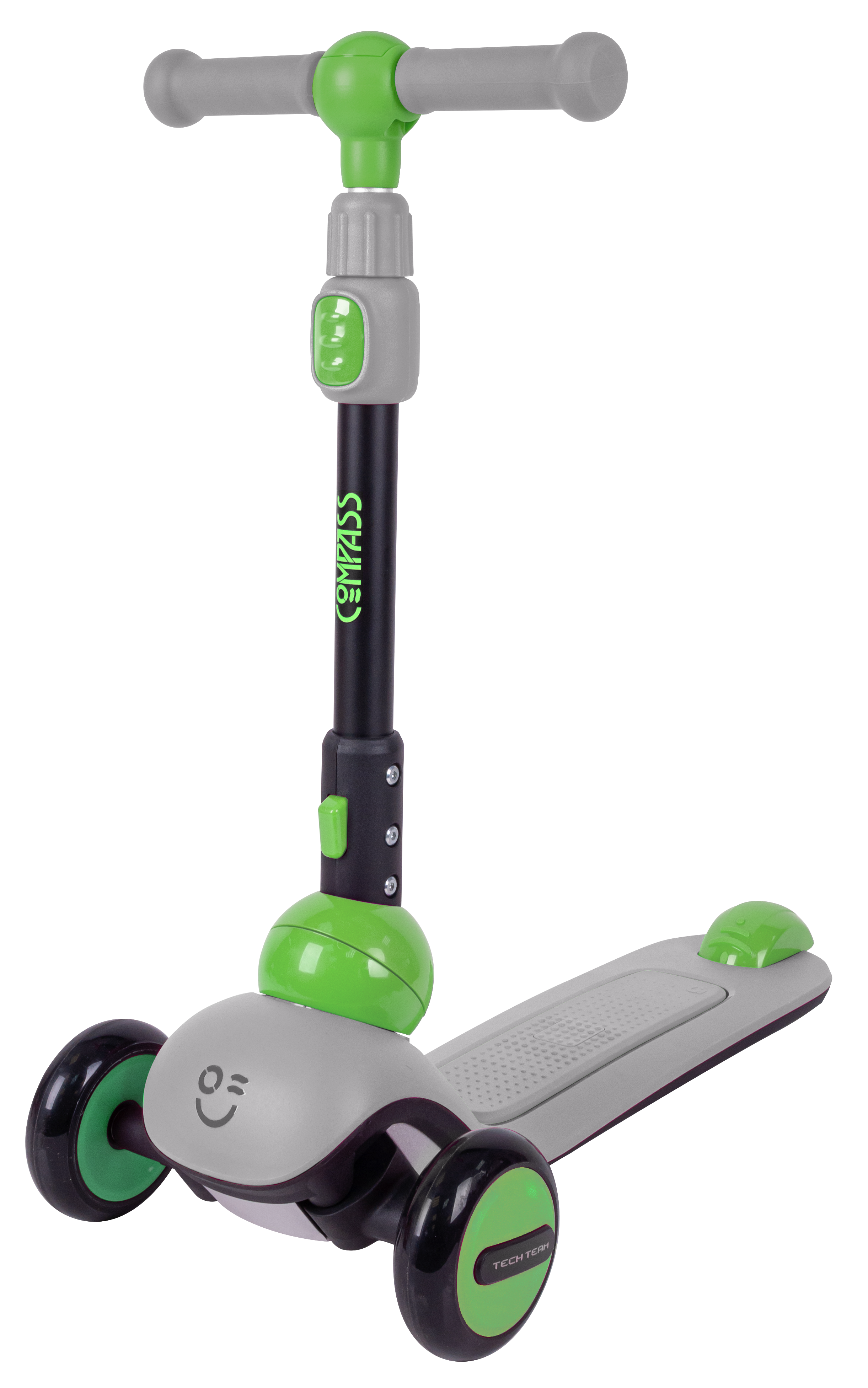 Самокат Compass grey/green 1/4