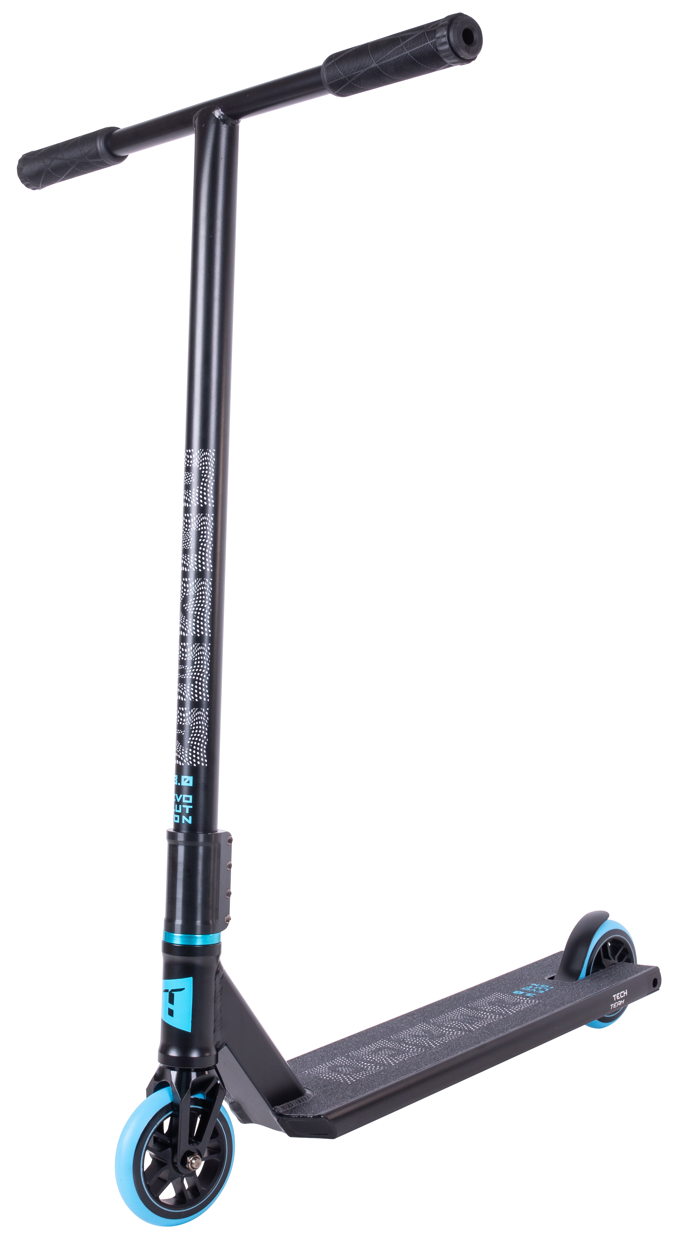 Самокат трюковой Duker 3.0  black/blue 1/4