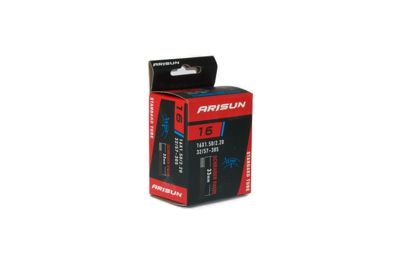 Камера ARISUN STANDARD 16x1.50/2.20 (32/57-305) AV 33мм бутиловая 0.9мм