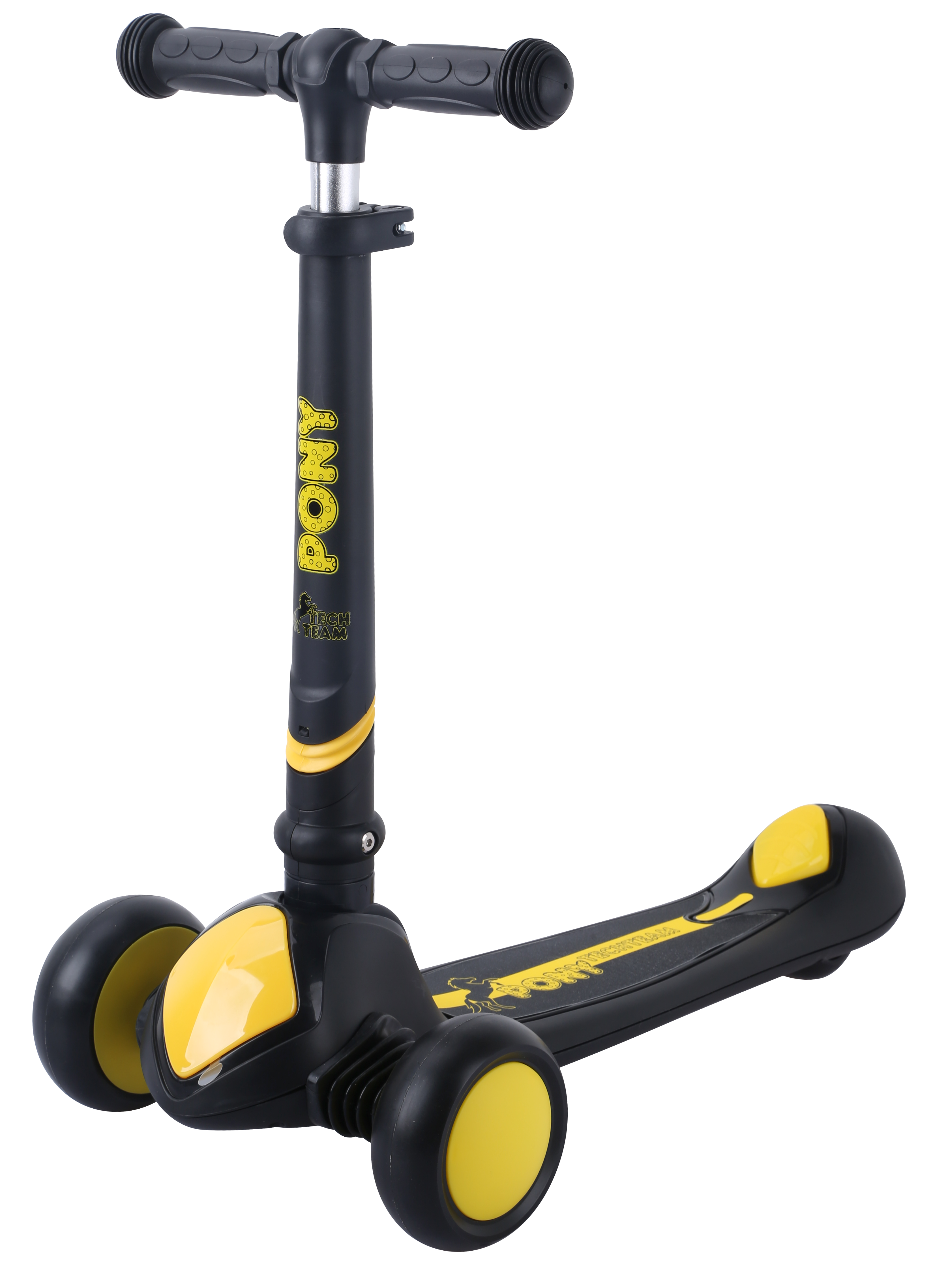 Самокат Pony black 1/4