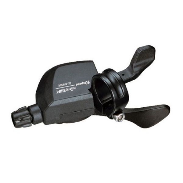 Шифтер Microshift SL-M850, правый, 10 ск., трос 1800 мм, черный