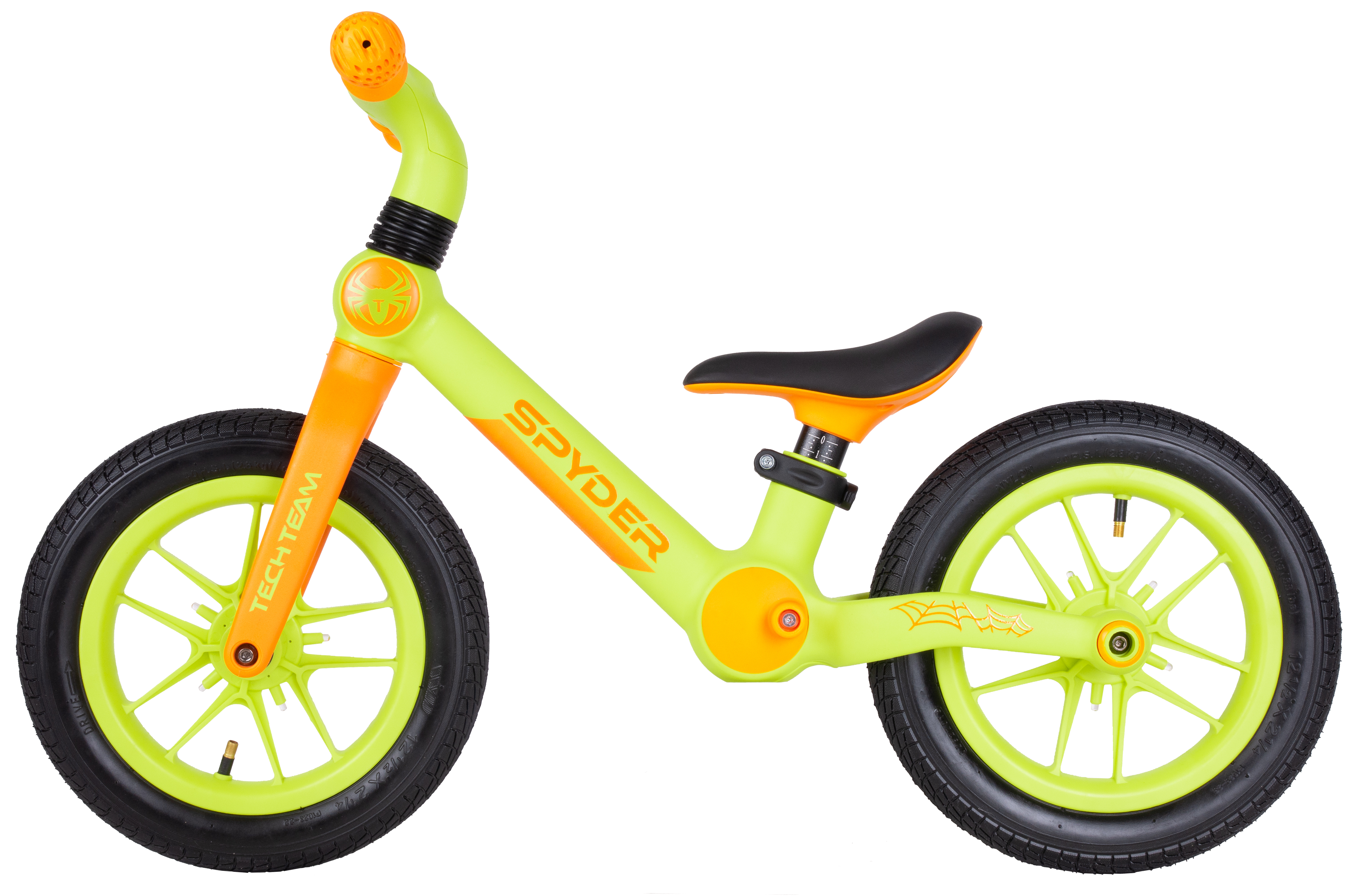 Беговел Spyder зеленый 1/1  колпачки