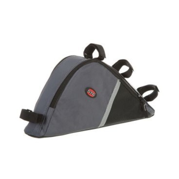 Велосумка STG, под раму, треугольная, L, черно-серый, 12490, Х88293