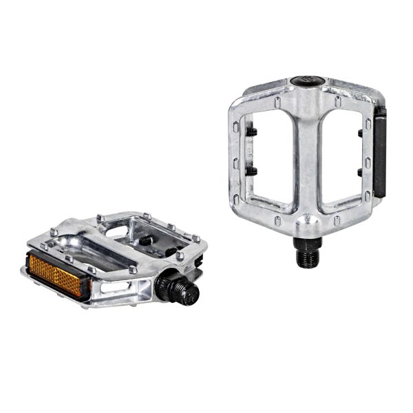 Педали STG FP-925, платформа, алюм, ось 9/16, насып. Подшип. Серебр