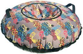 Санки надувные "Ватрушка Граффити" 100см