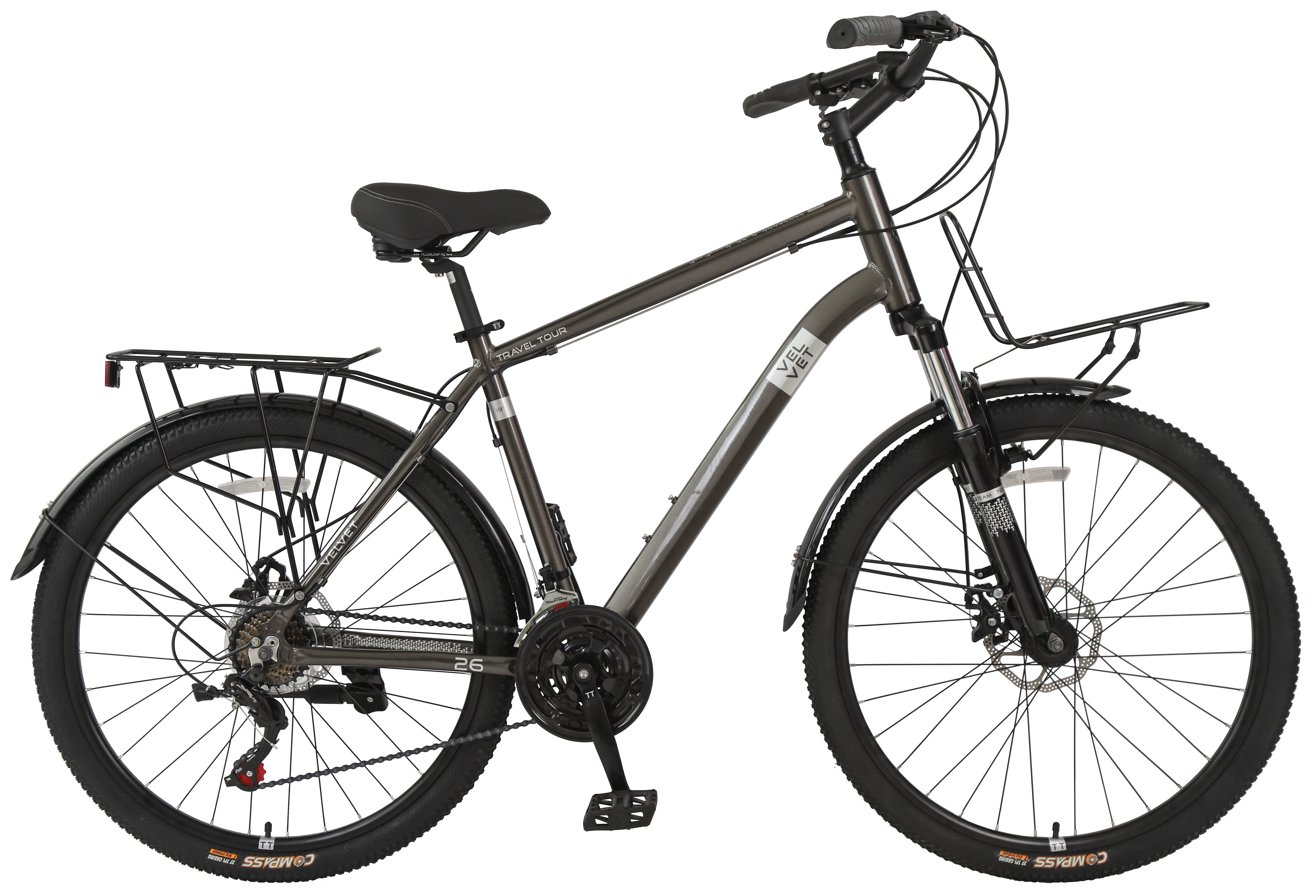 Velvet 26х17 графит (серый)