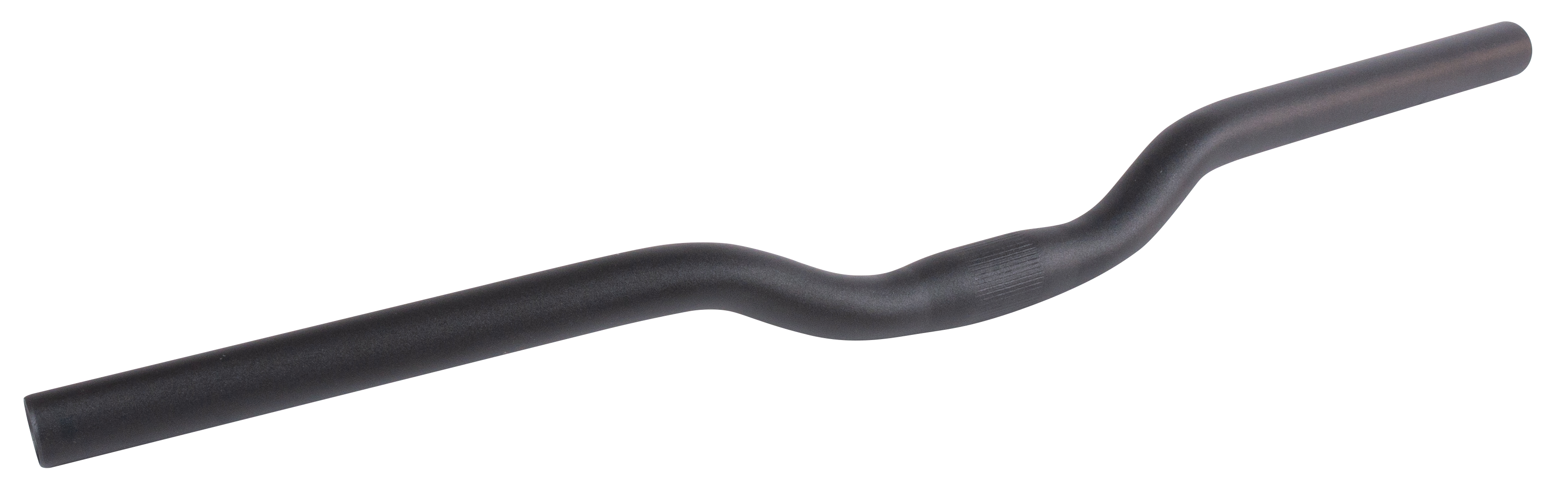 Руль стальной 600мм, зажим 25,4мм, подъем 20мм, загиб 15 600/25.4/20/15